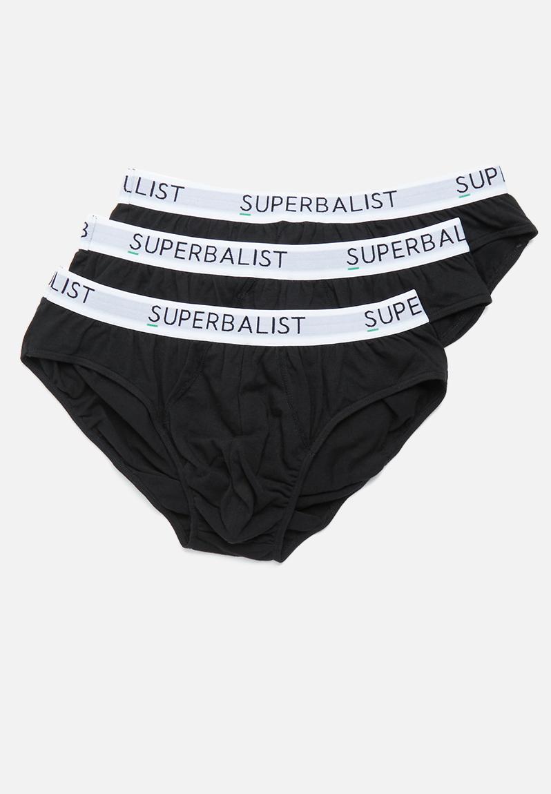 3-pack briefs - black Superbalist Underwear | Superbalist.com