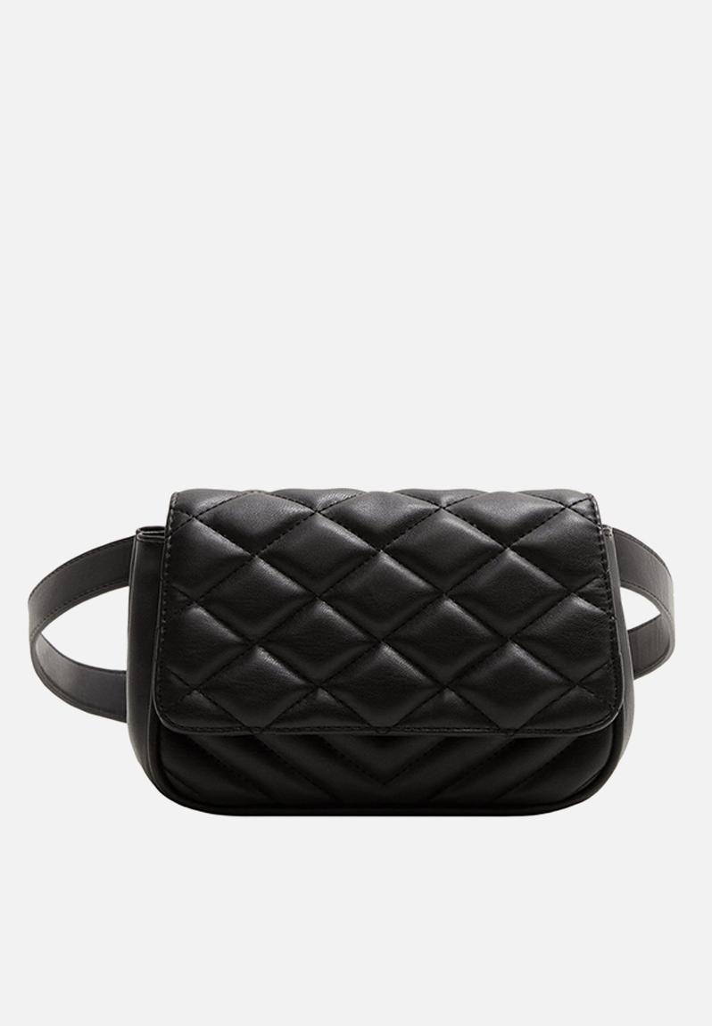 Quilted belt bag with chain sling black MANGO Bags & Purses