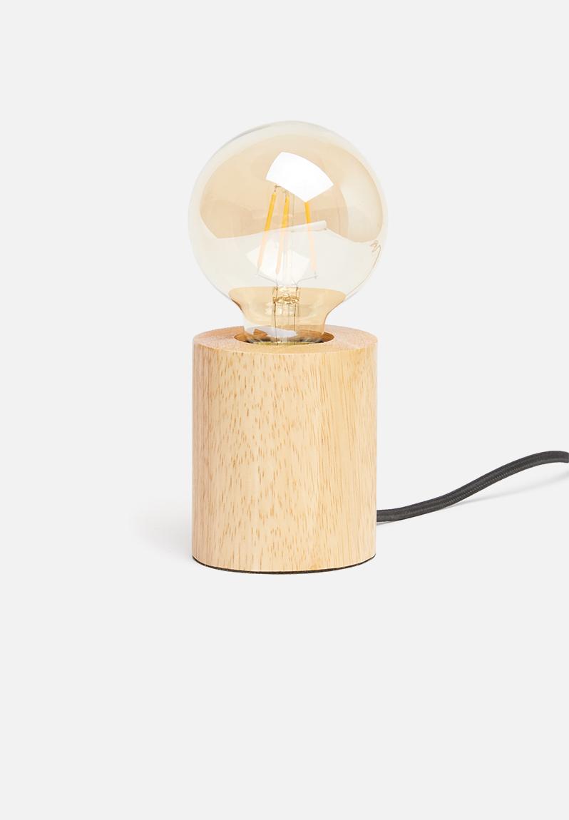 Bar table lamp - wood Present Time Table Lamps | Superbalist.com
