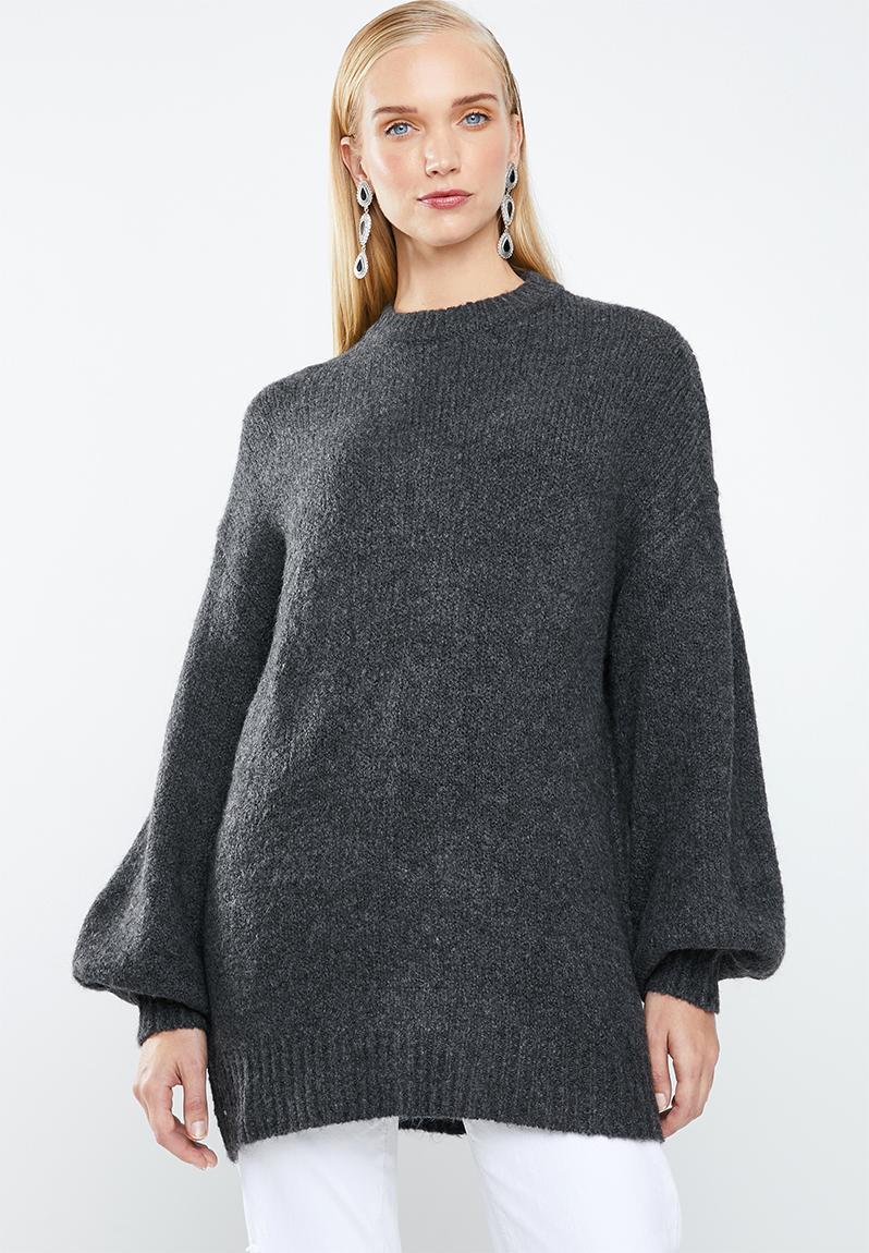 Long line knit - grey MANGO Knitwear | Superbalist.com