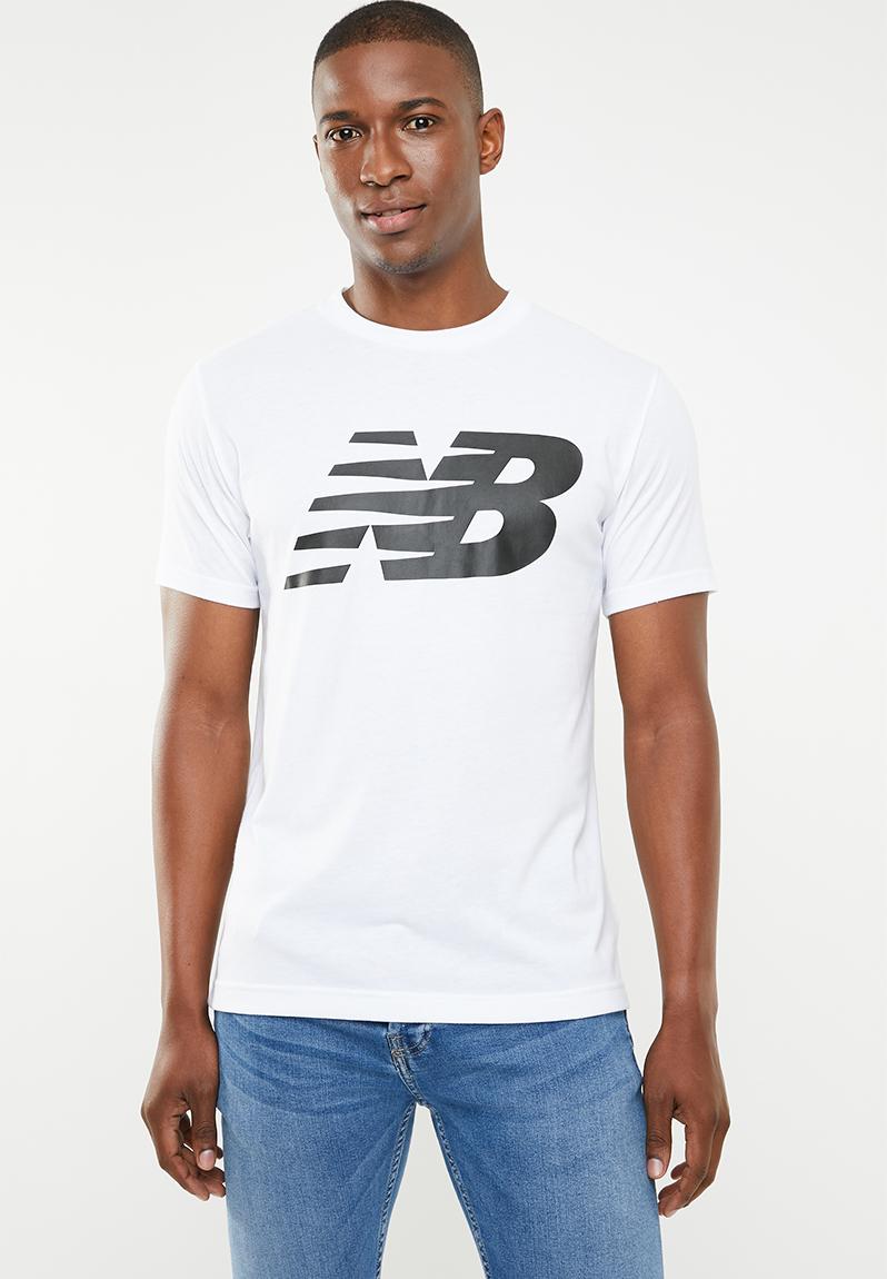 NB logo graphic tee - white New Balance T-Shirts | Superbalist.com