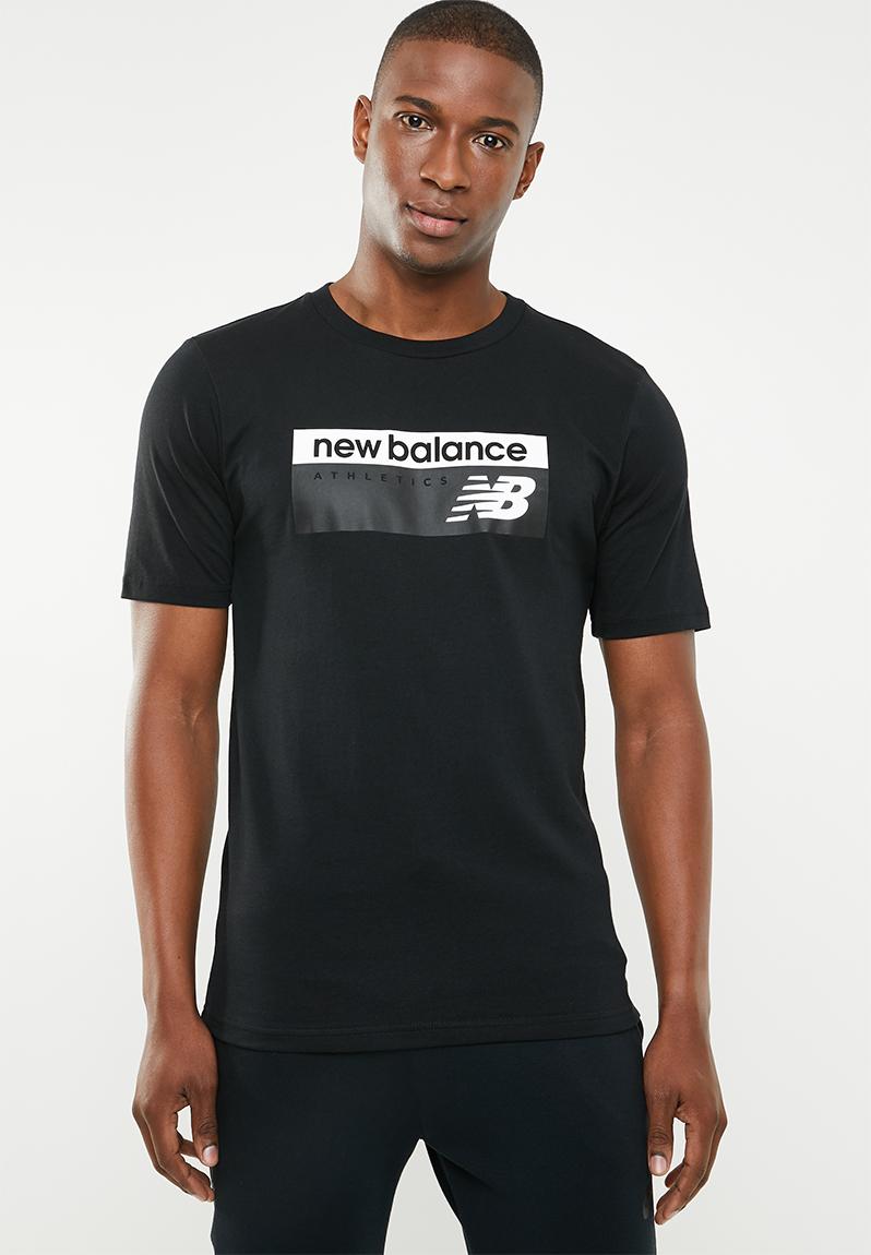 NB athletics banner tee - black New Balance T-Shirts | Superbalist.com