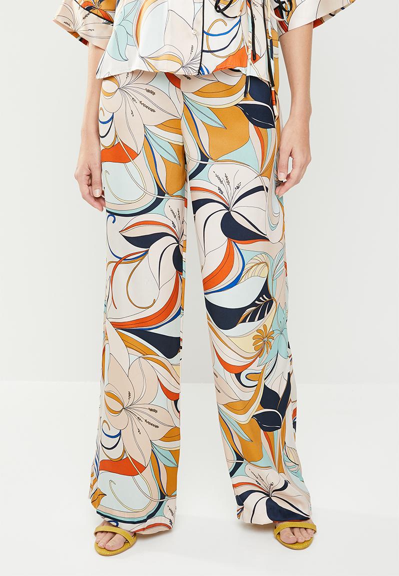 mango floral trousers