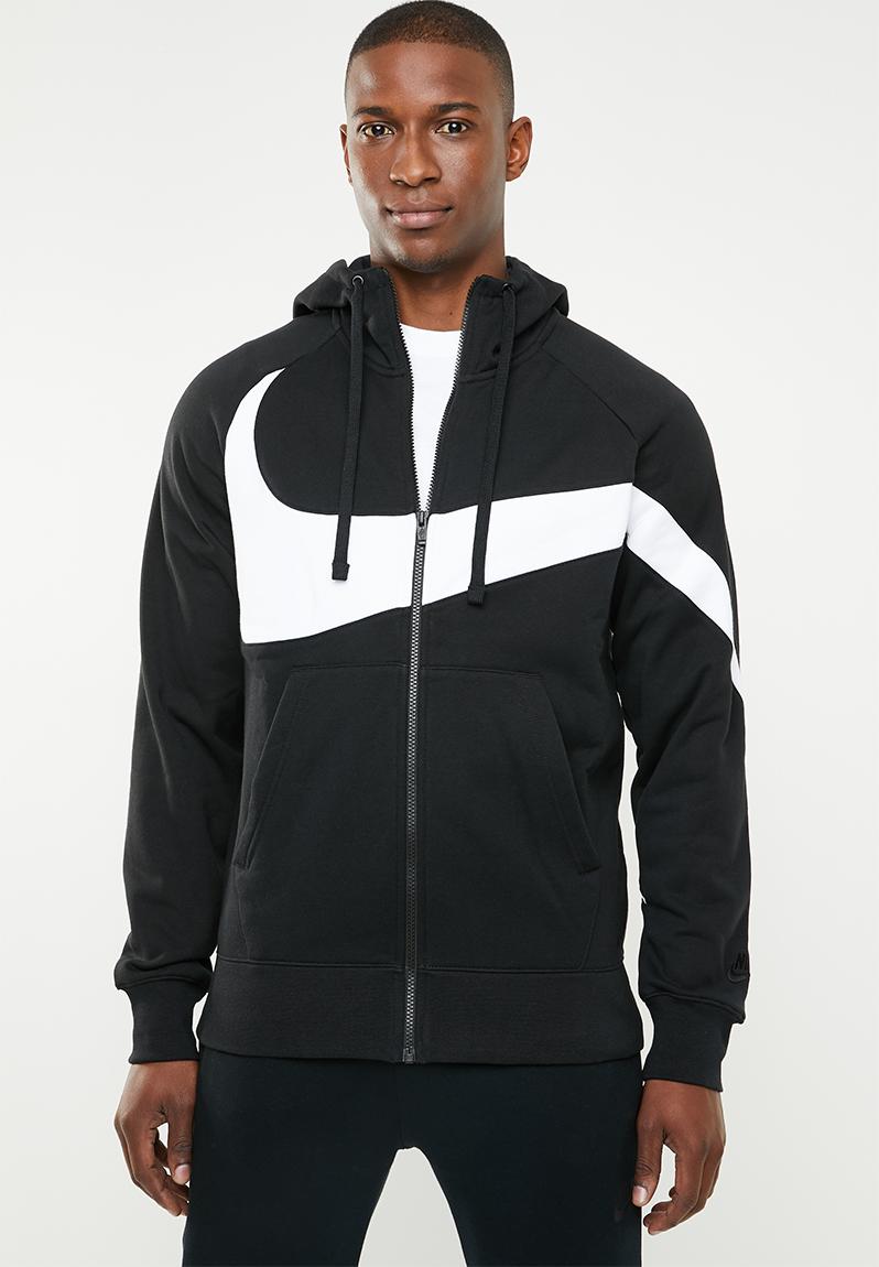 Nsw hbr full-zip hoodie - black/white Nike Hoodies, Sweats & Jackets ...