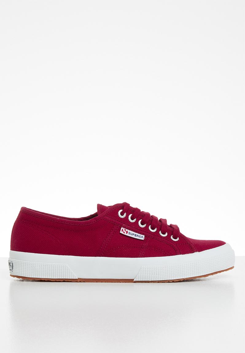 2750 COTU CLASSIC CANVAS 104 RED DARK SCARLET SUPERGA Sneakers ...