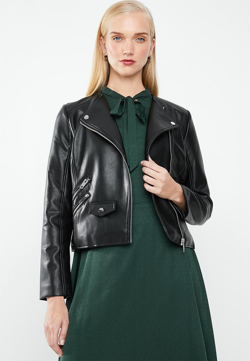 Biker jacket - black_ MANGO Jackets | Superbalist.com