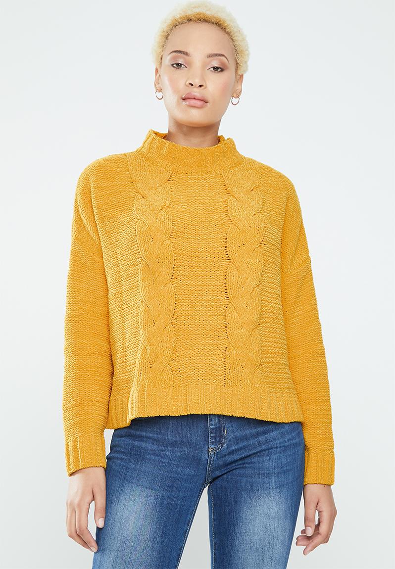 Chloe cable knit - mellow yellow Supré Knitwear | Superbalist.com