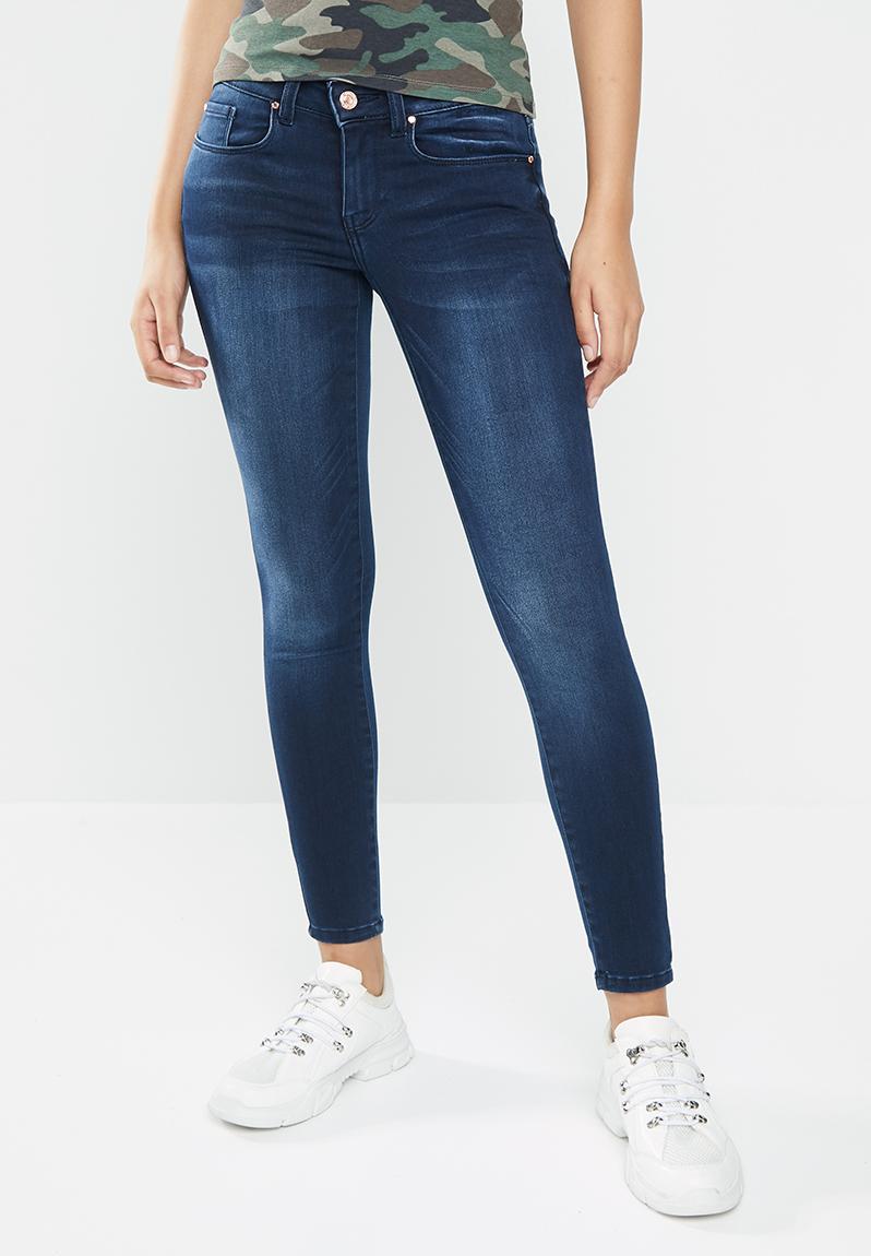 Guess power skinny jeans - mid blue GUESS Jeans | Superbalist.com