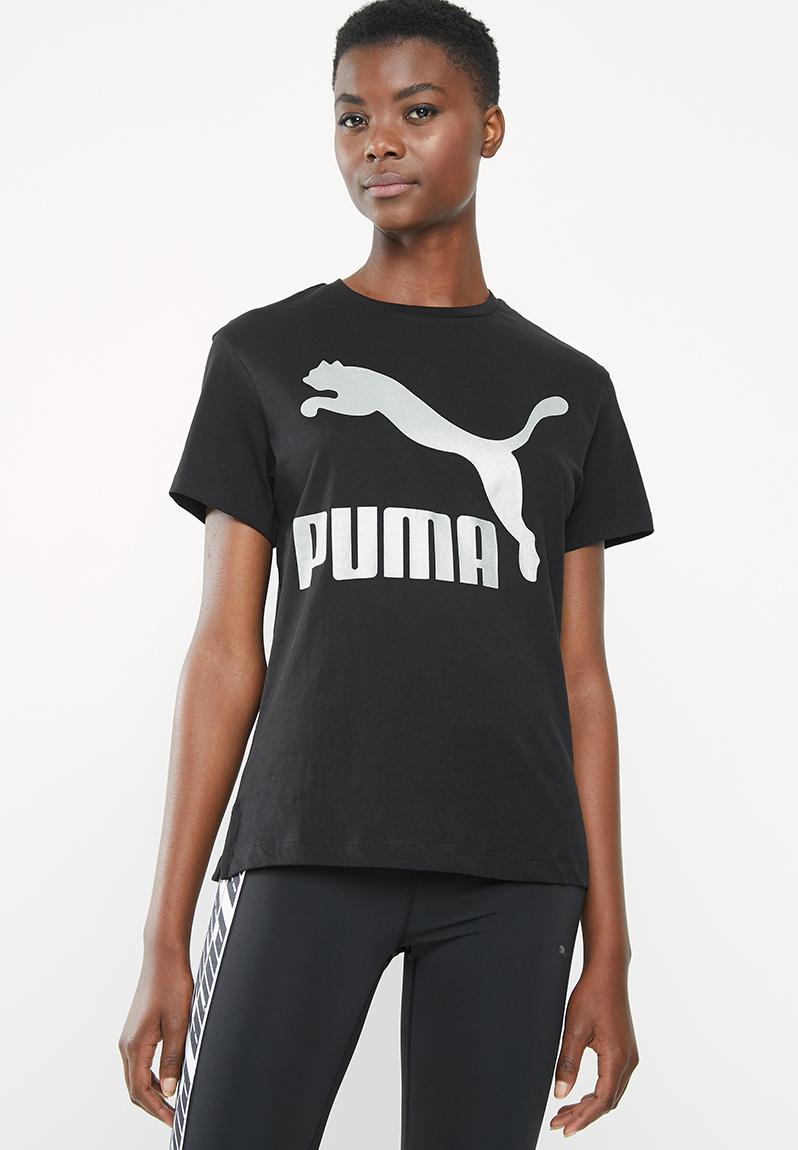 Classics logo tee - black PUMA T-Shirts | Superbalist.com