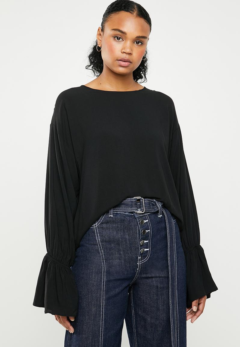 Drop shoulder blouse - black Superbalist Blouses | Superbalist.com