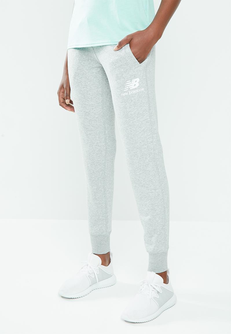 Essential stacked logo sweatpants 1 - grey New Balance Bottoms ...