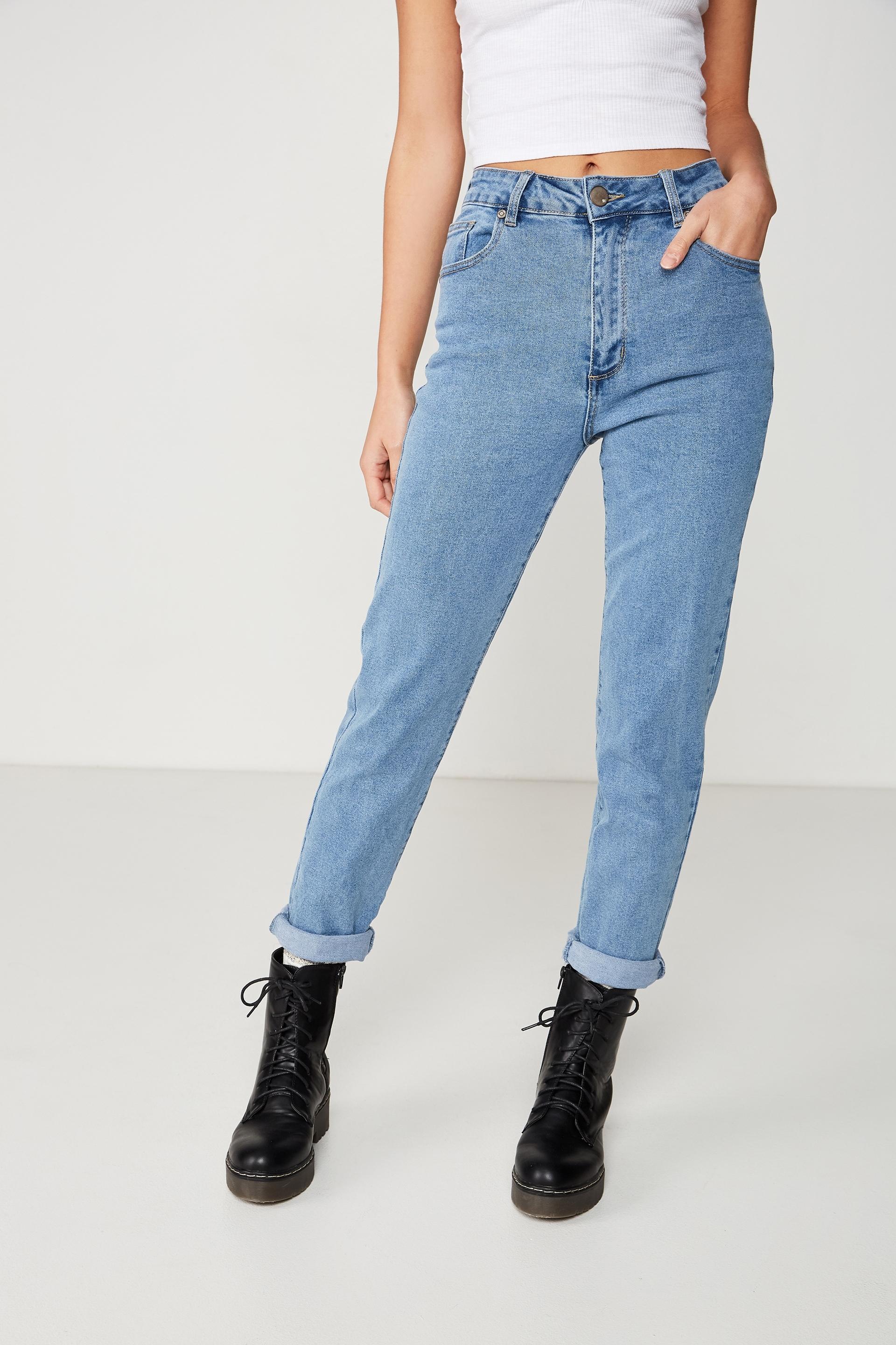 Stretch mom jeans - stonewash blue Cotton On Jeans | Superbalist.com