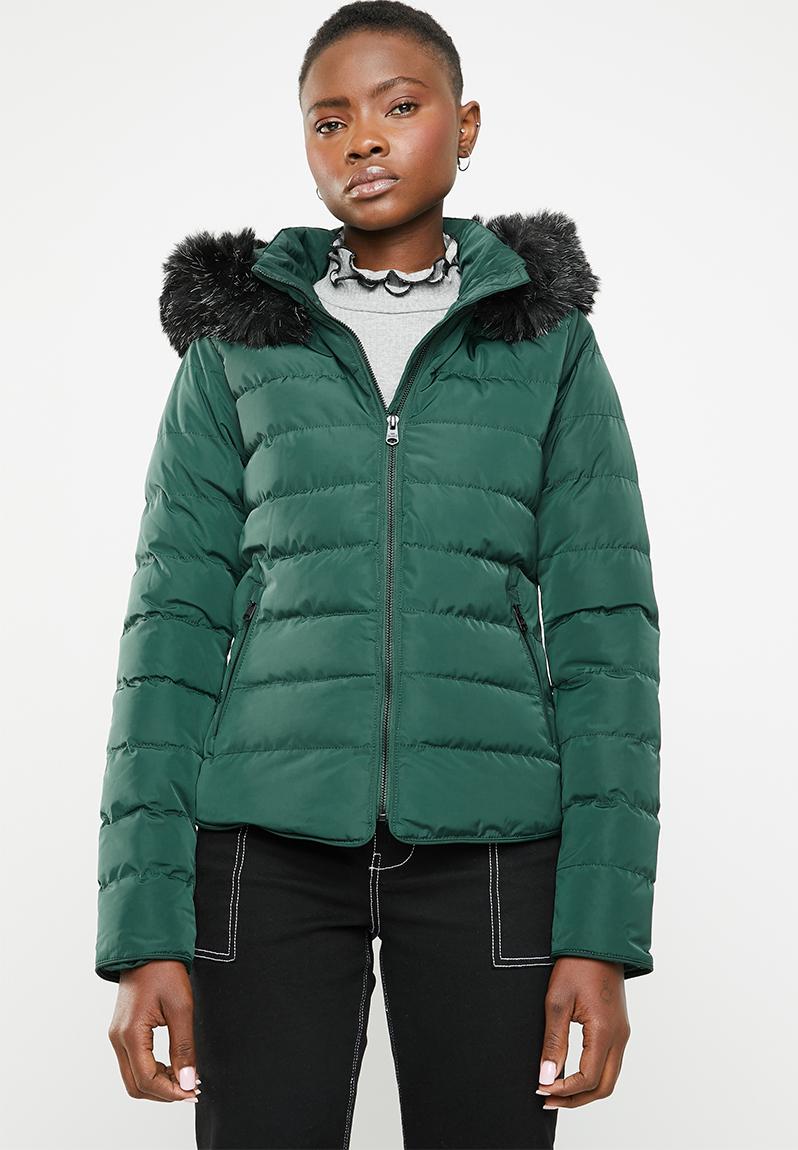 Pepper puffer jacket - dark green Tokyo Laundry Jackets | Superbalist.com