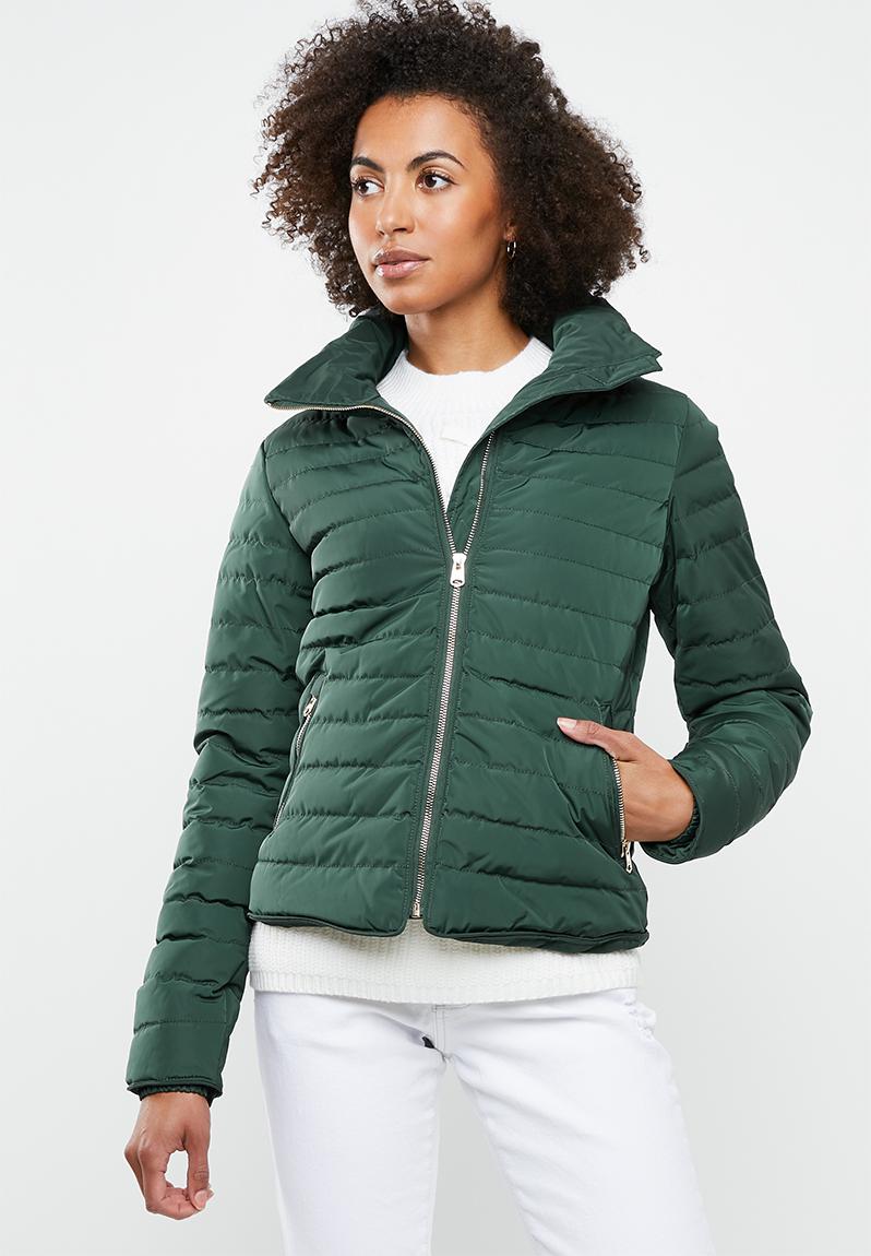 Honey high neck puffer jacket - dark green Tokyo Laundry Jackets ...