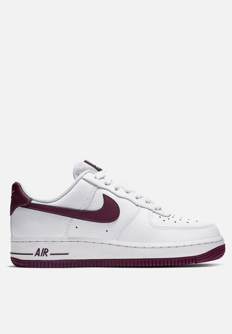 Women's Nike Air Force 1 '07 - AH0287-105 - white/bordeaux Nike ...