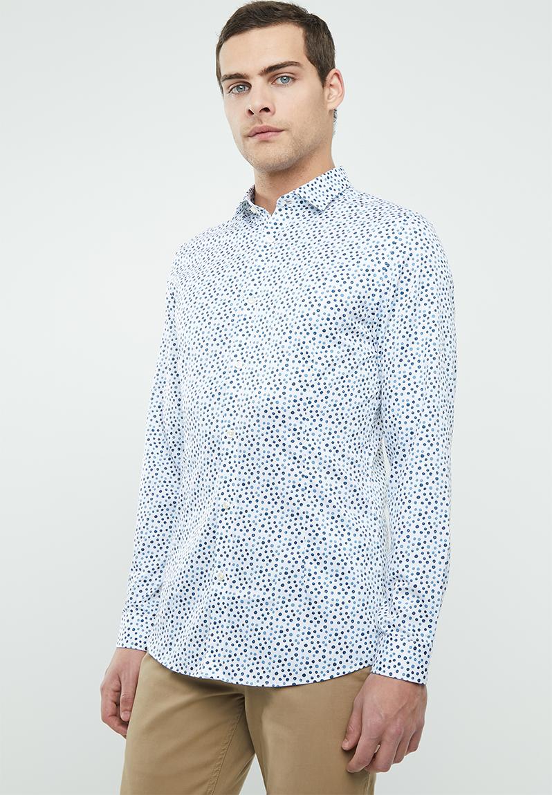 Parma watercolour long sleeve shirt - infinity Jack & Jones Shirts ...