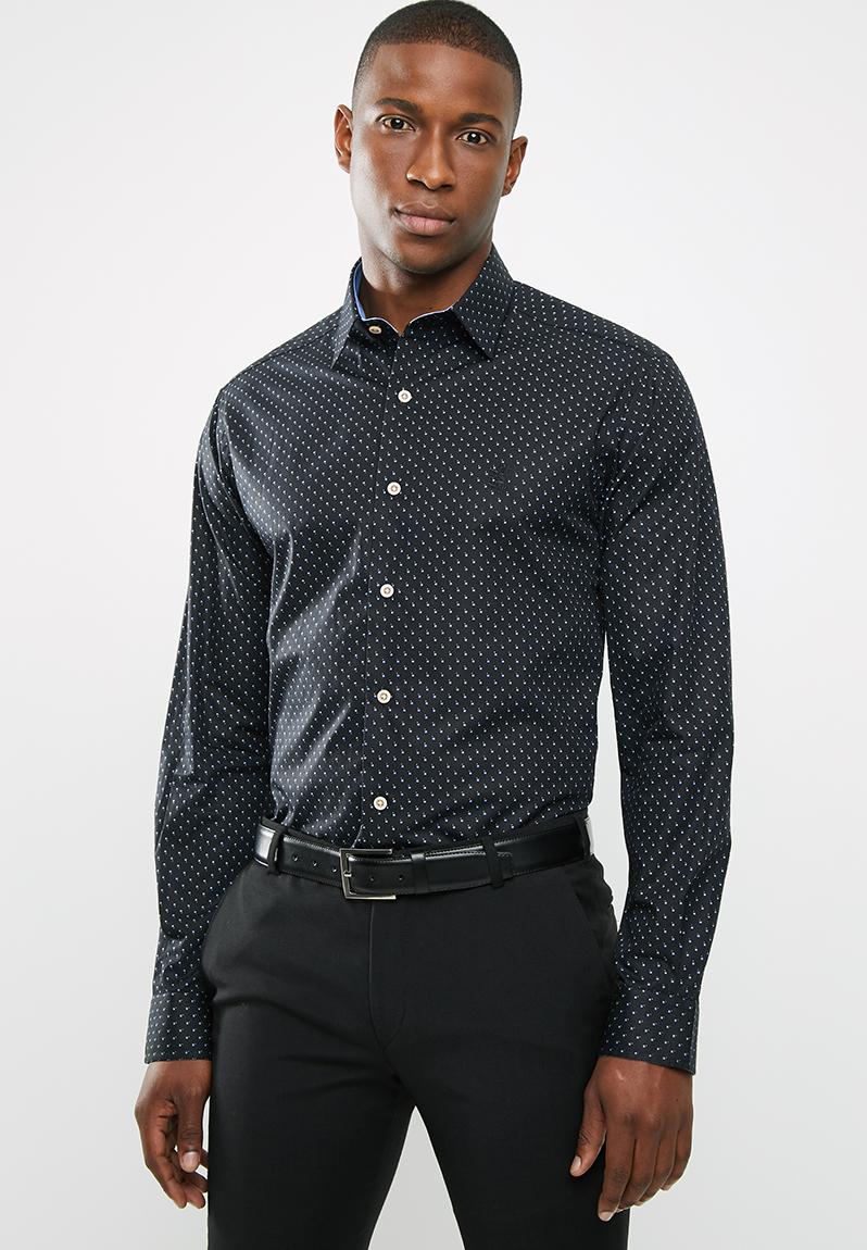 Fullbright long sleeve styled shirt - black Pringle of Scotland Formal ...