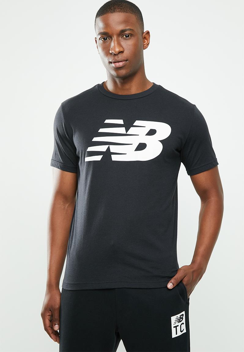 NB logo graphic tee - black New Balance T-Shirts | Superbalist.com