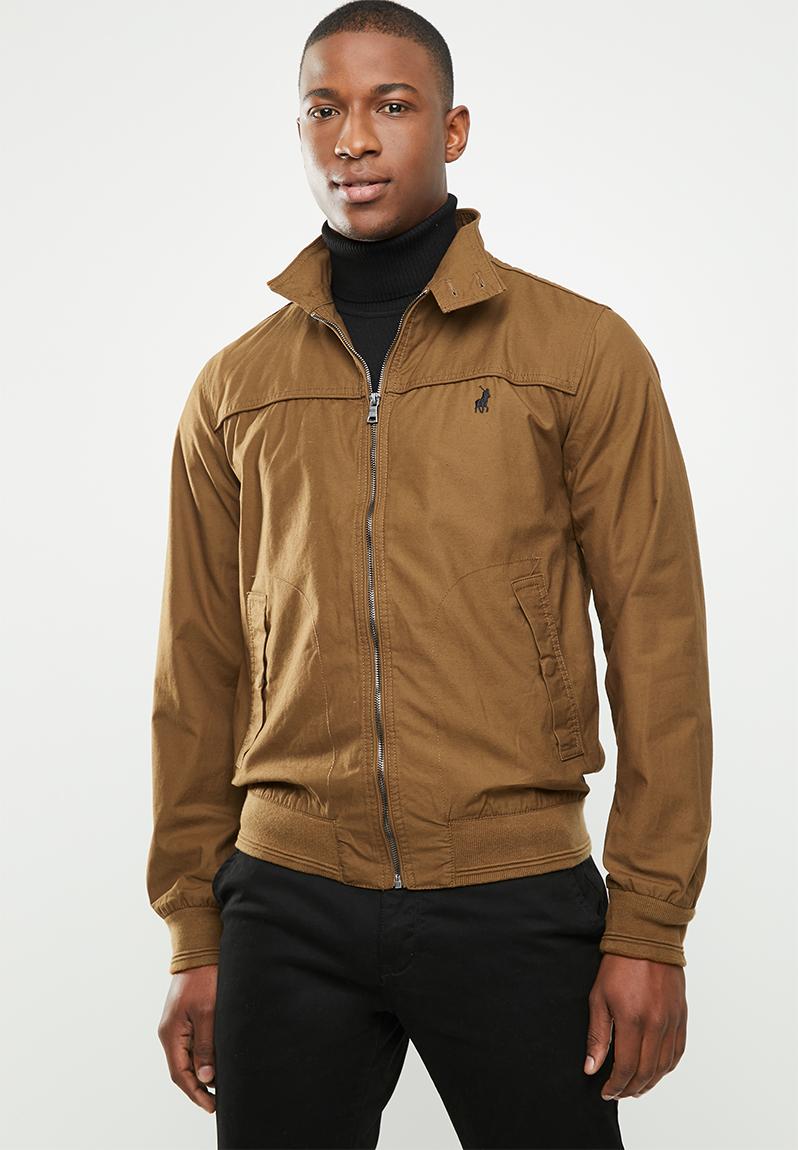 Download Full Zip harrington jacket - camel tan POLO Jackets ...