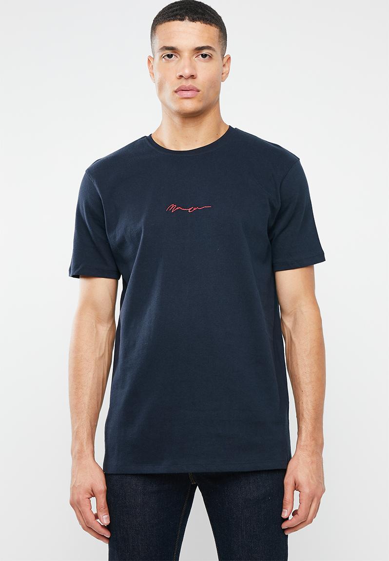 Essential signature tee - navy Mennace T-Shirts & Vests | Superbalist.com