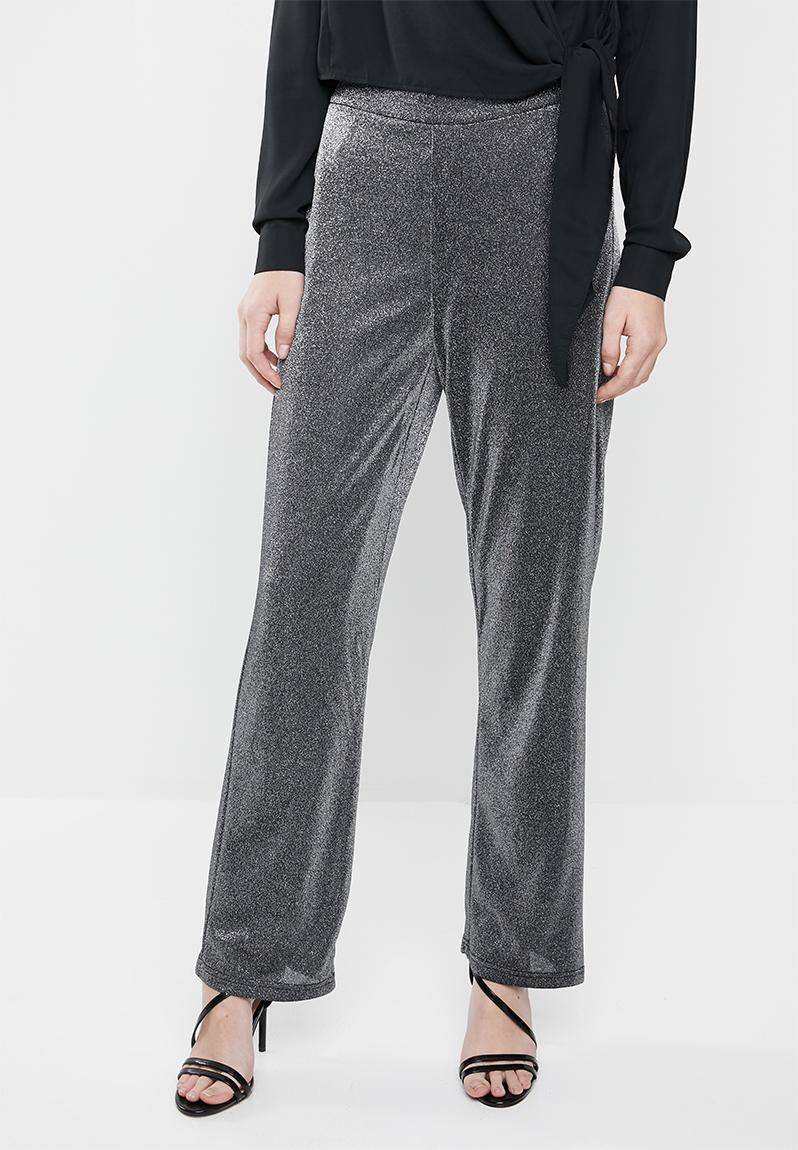 Hustler tinsel pants - silver ONLY Trousers | Superbalist.com