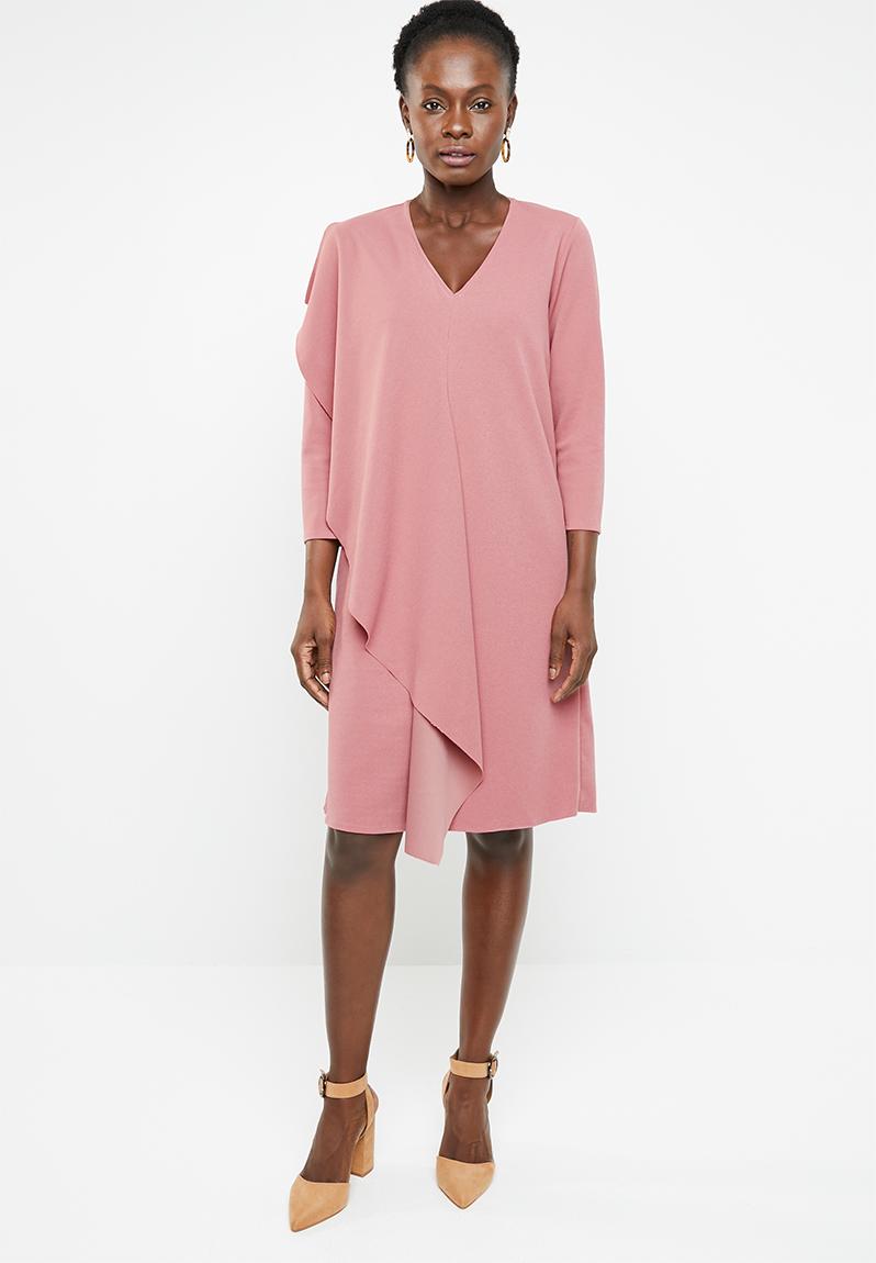 3/4 Dress with front frill - pale pink edit Formal | Superbalist.com