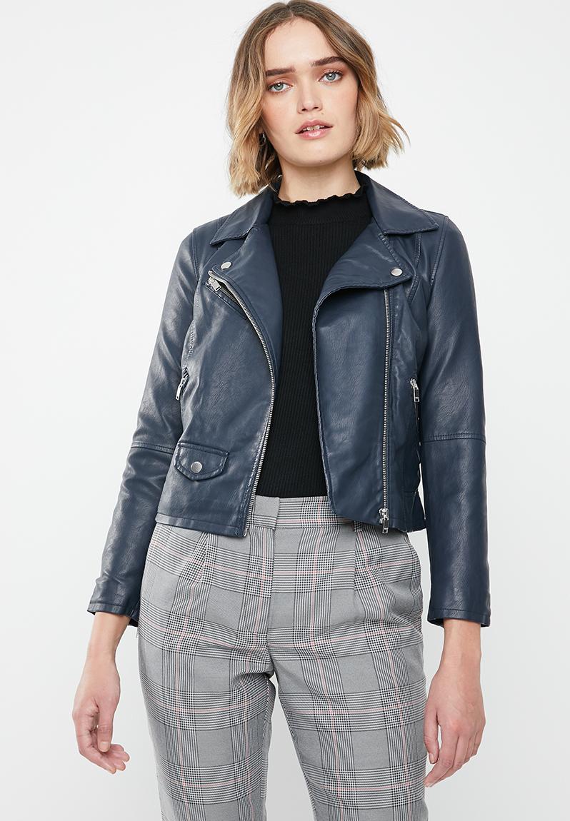ladies navy summer jacket