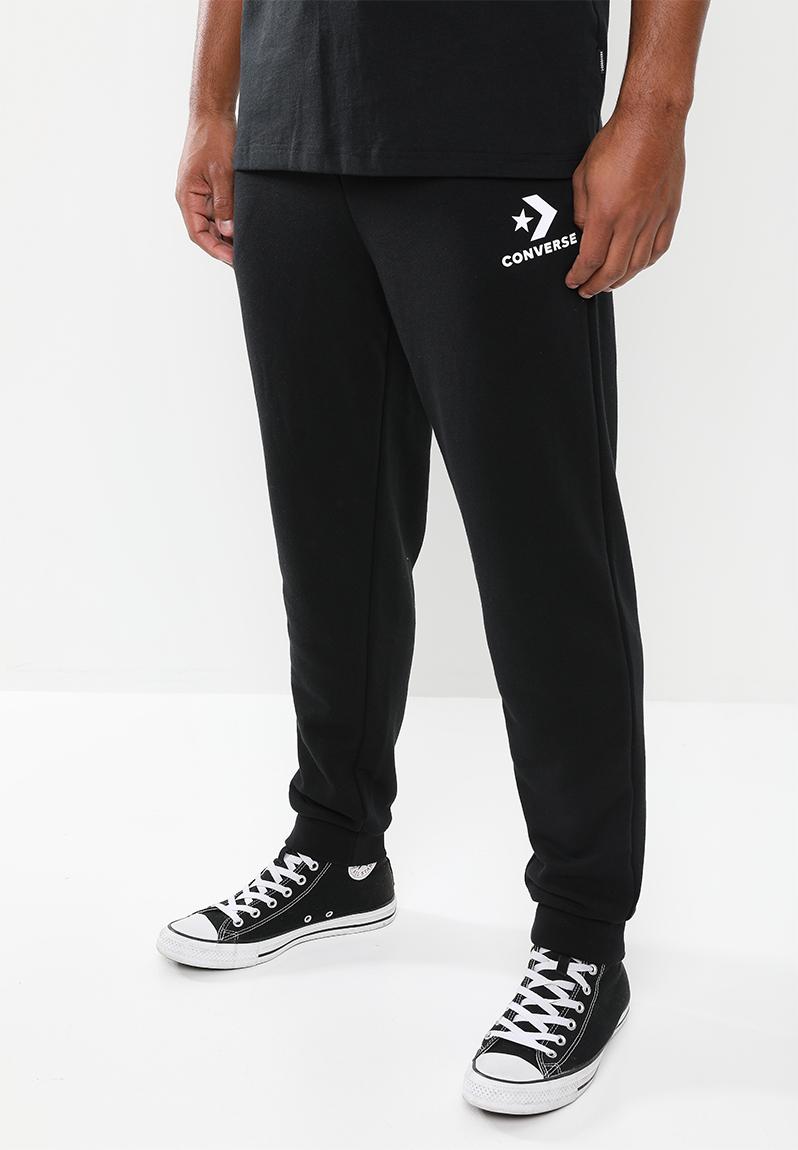 Star chevron jogger - black Converse Pants & Chinos | Superbalist.com