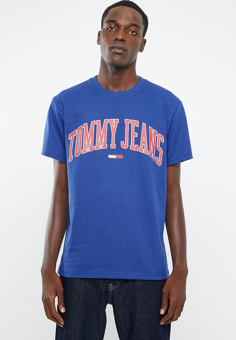 Tjm collegiate logo tee - blue Tommy Hilfiger T-Shirts & Vests ...