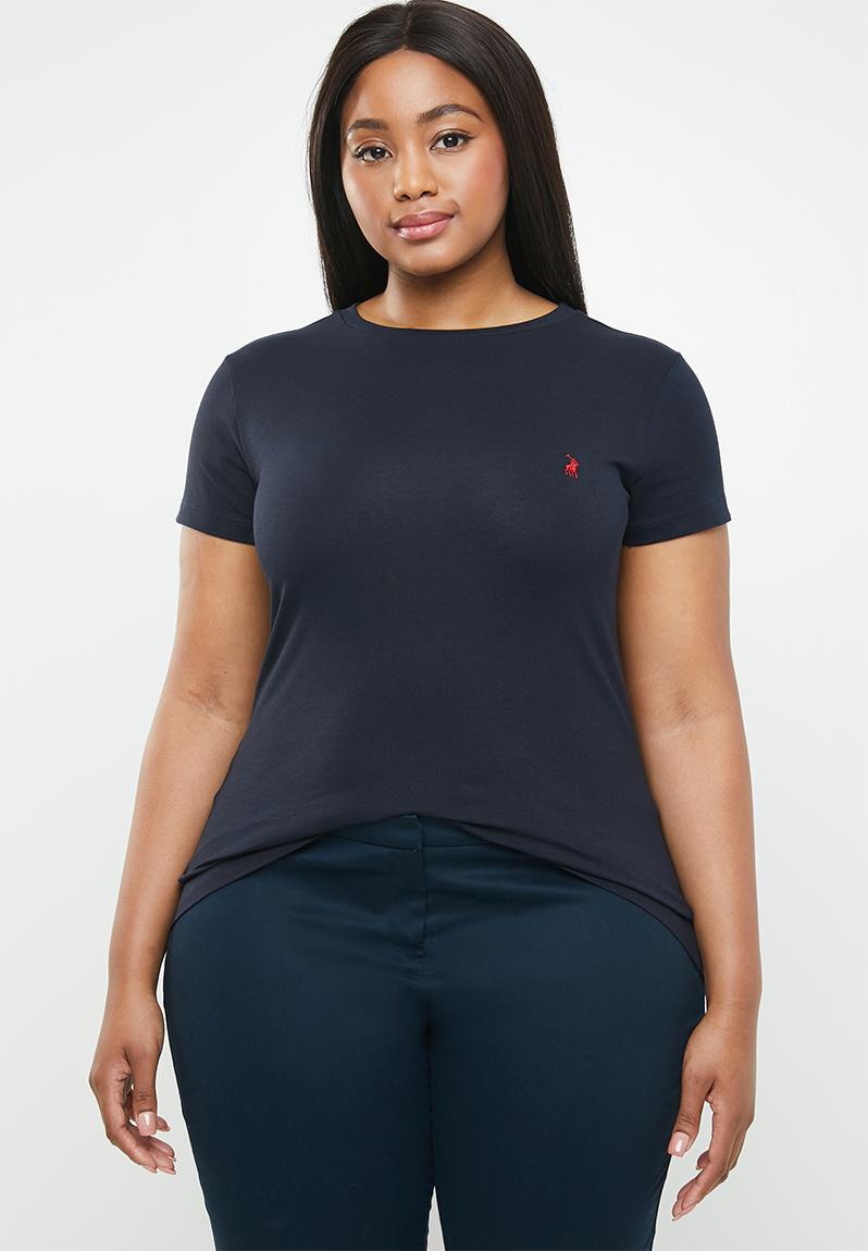 Plus size allie short sleeve tee - navy POLO Tops | Superbalist.com