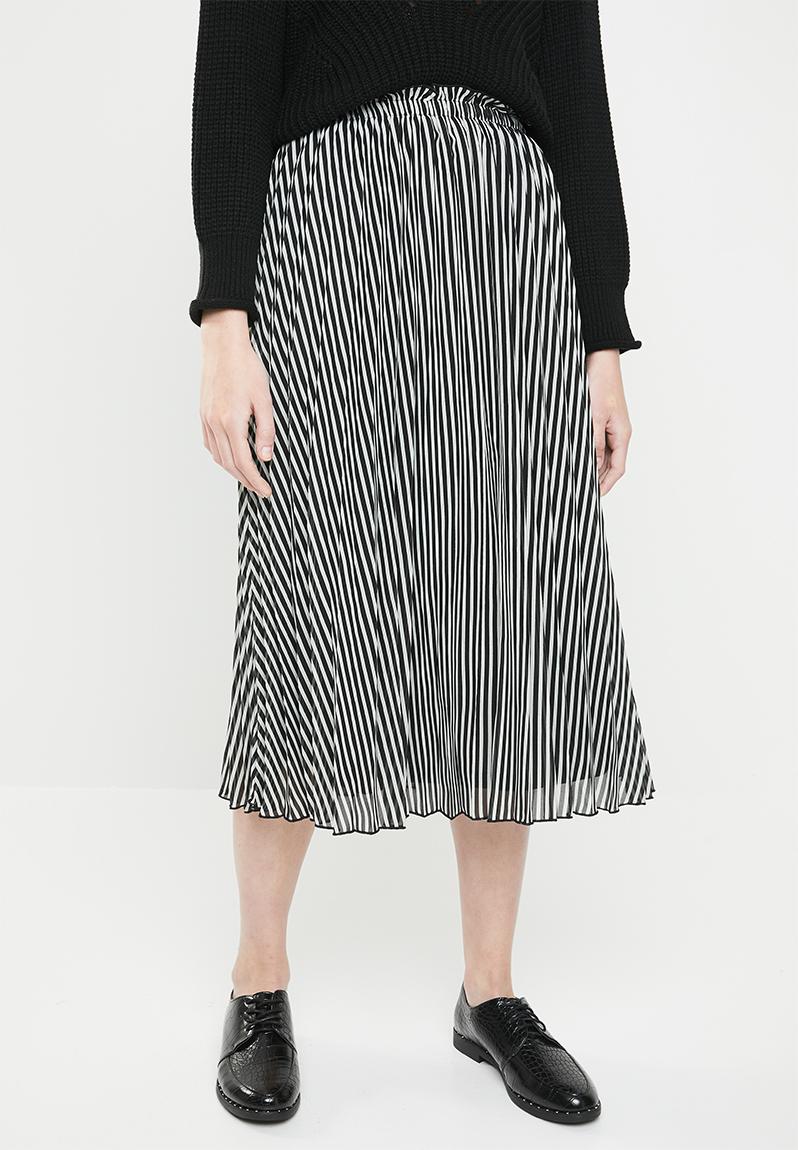 Paige life above calf skirt - black stripes ONLY Skirts | Superbalist.com