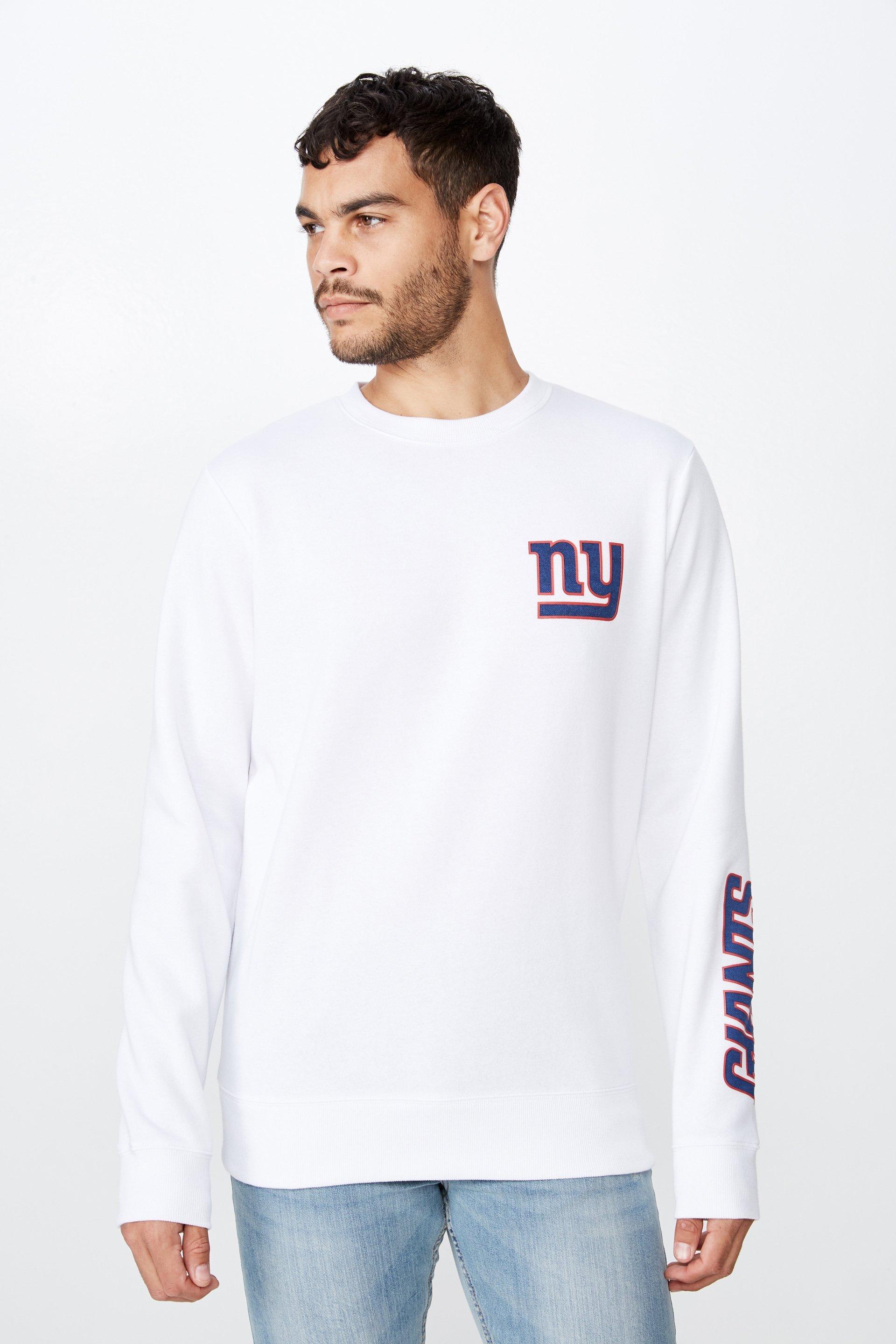 Download Active crew neck sweater - lc white/ny giants Cotton On ...