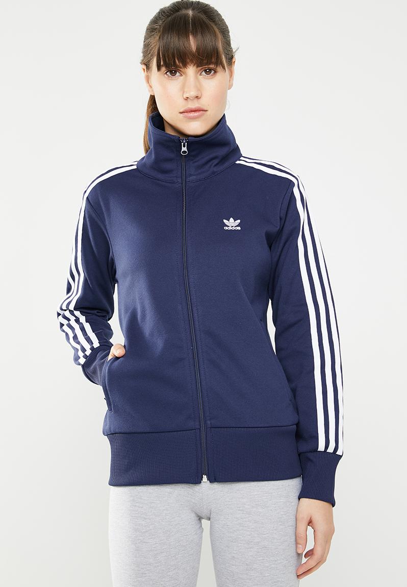 Ladies firebird tracktop - darkblue adidas Originals Hoodies, Sweats ...