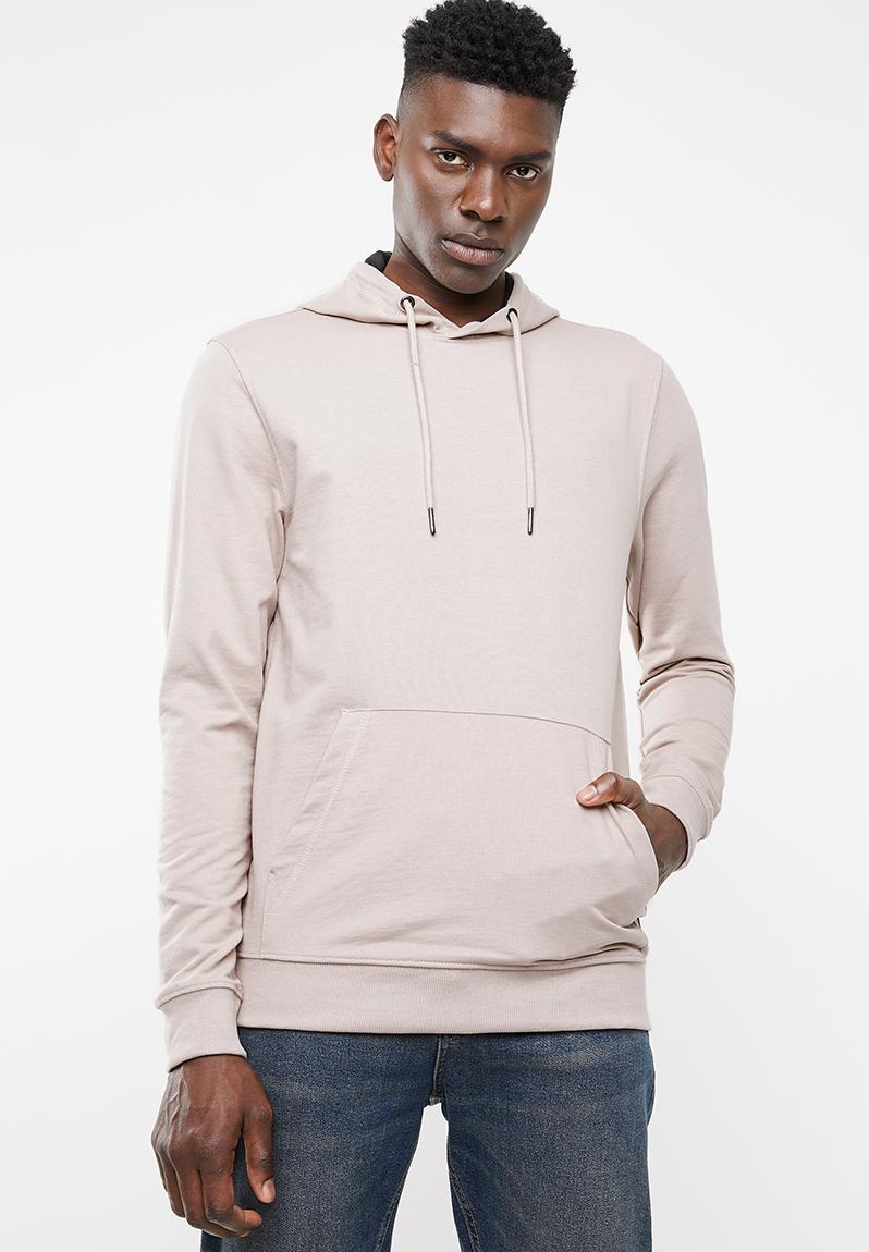 Basic sweat hoodie unbrushed - pink Only & Sons Hoodies & Sweats ...