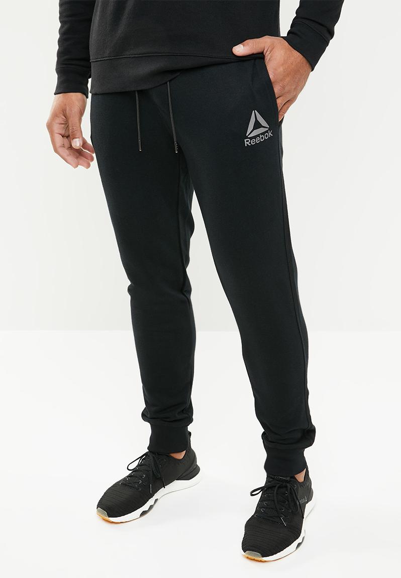 reebok stacked logo trackster pant