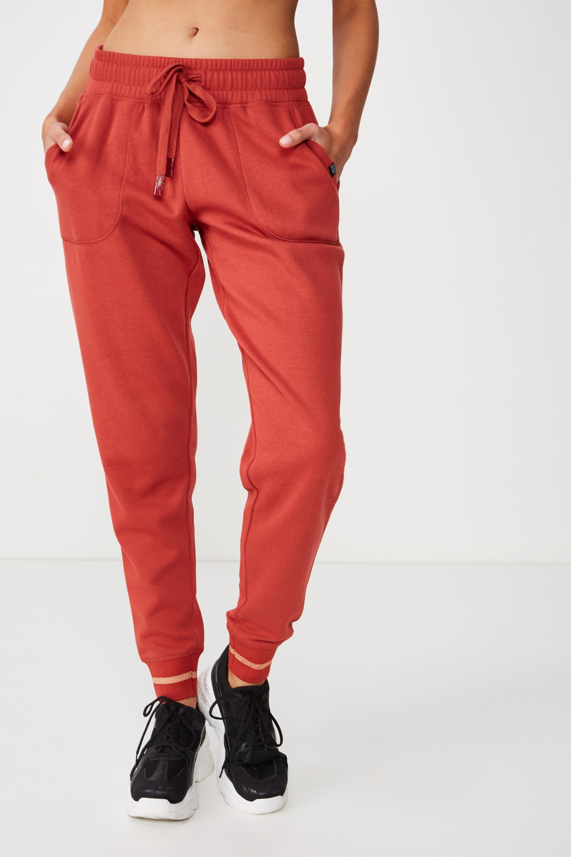 Gym track pants - tandoori Cotton On Bottoms | Superbalist.com