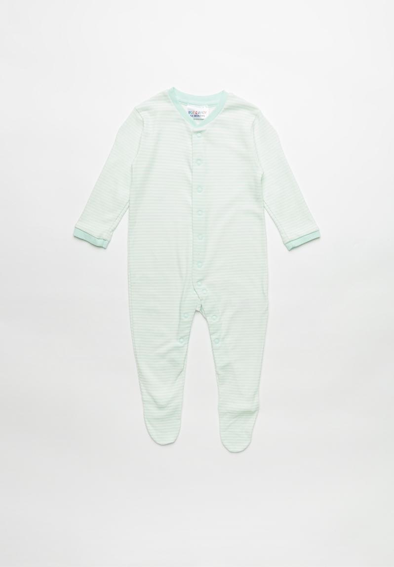 green sleepsuit