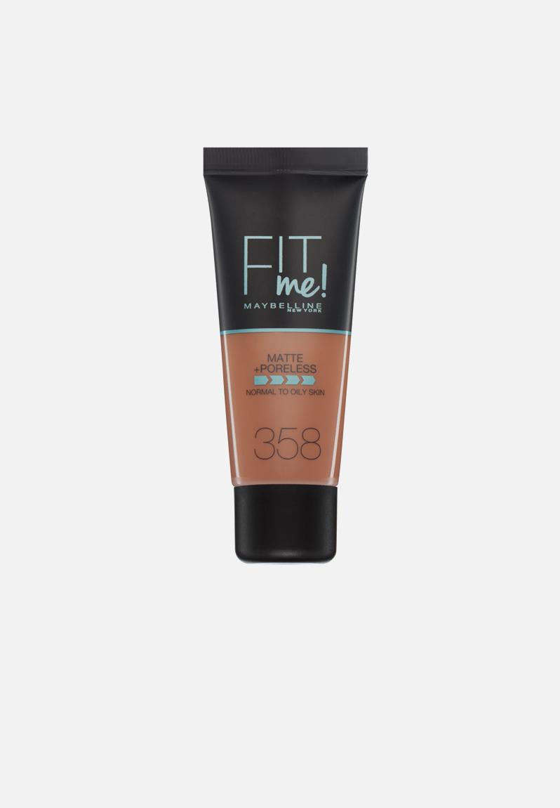 Fit me foundation matte & poreless - 358 latte Maybelline Face ...