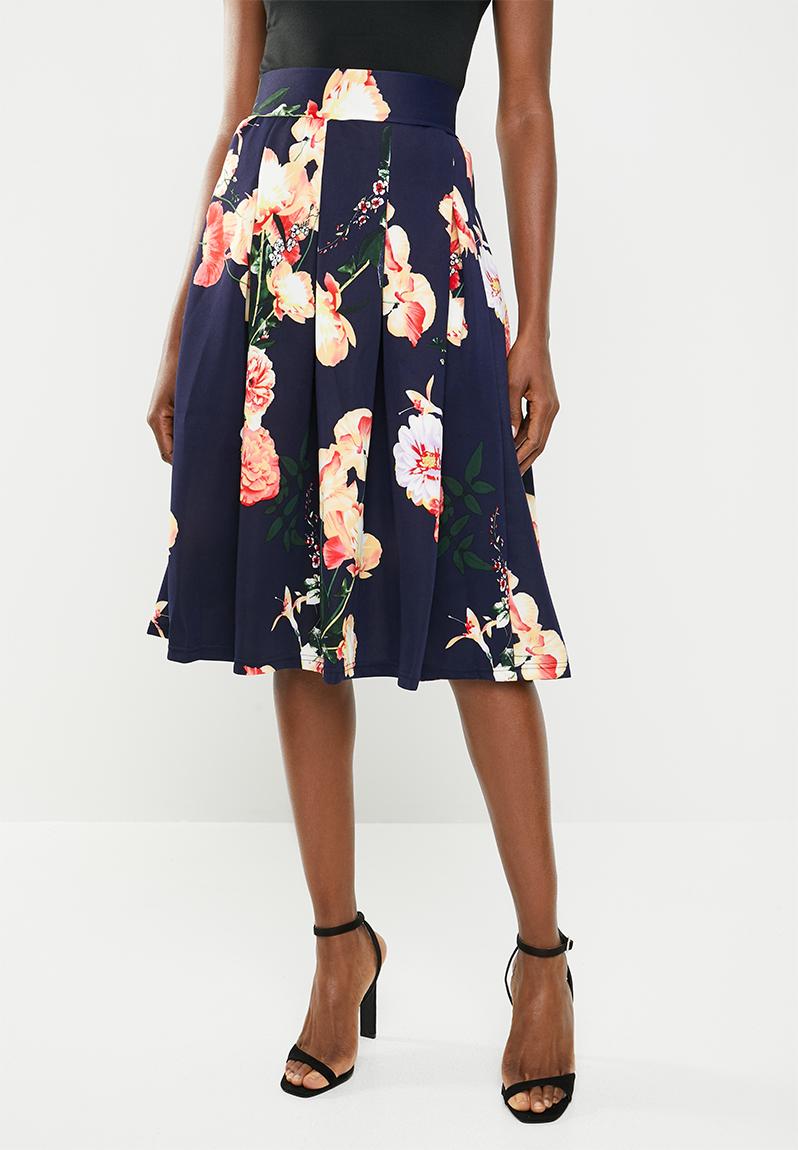 Fit & flare skirts - floral navy edit Skirts | Superbalist.com