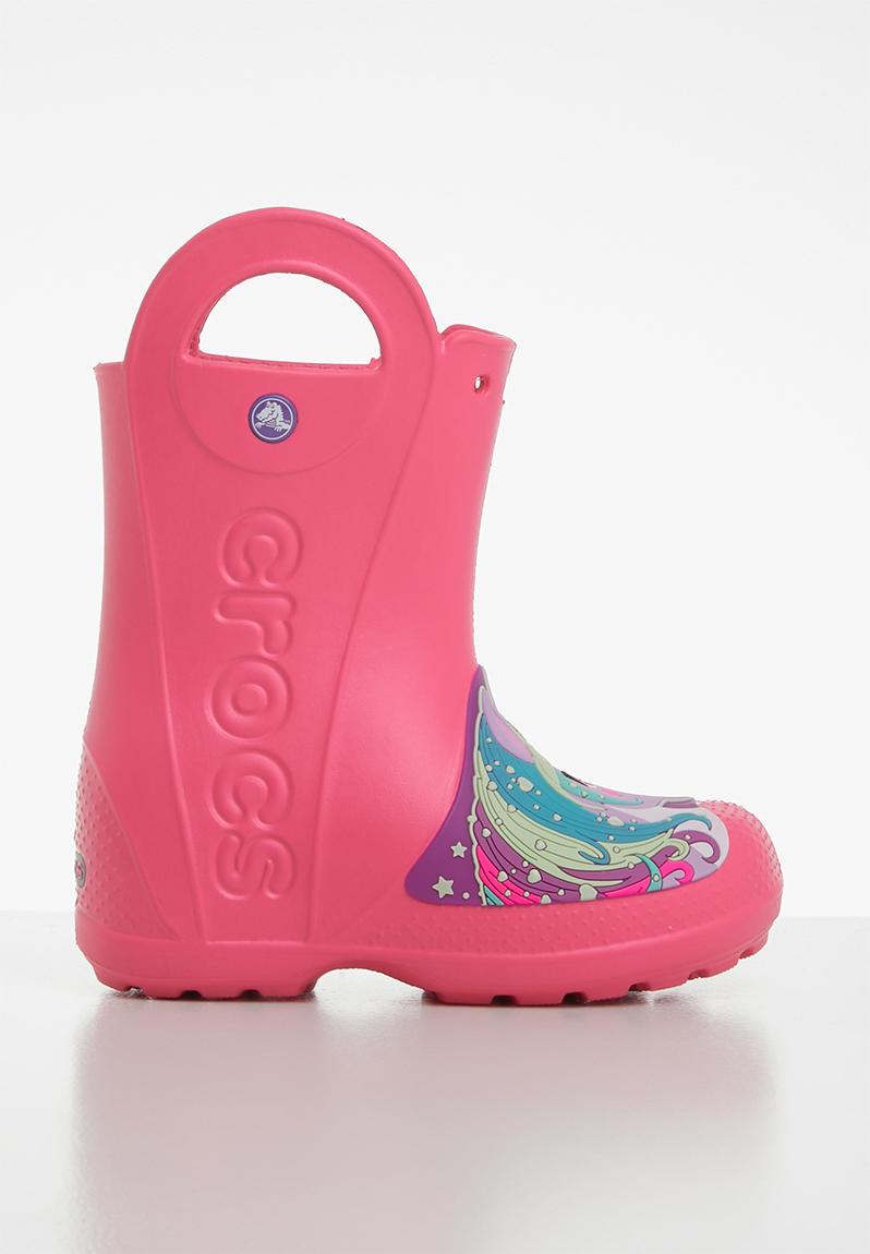 crocs unicorn boots