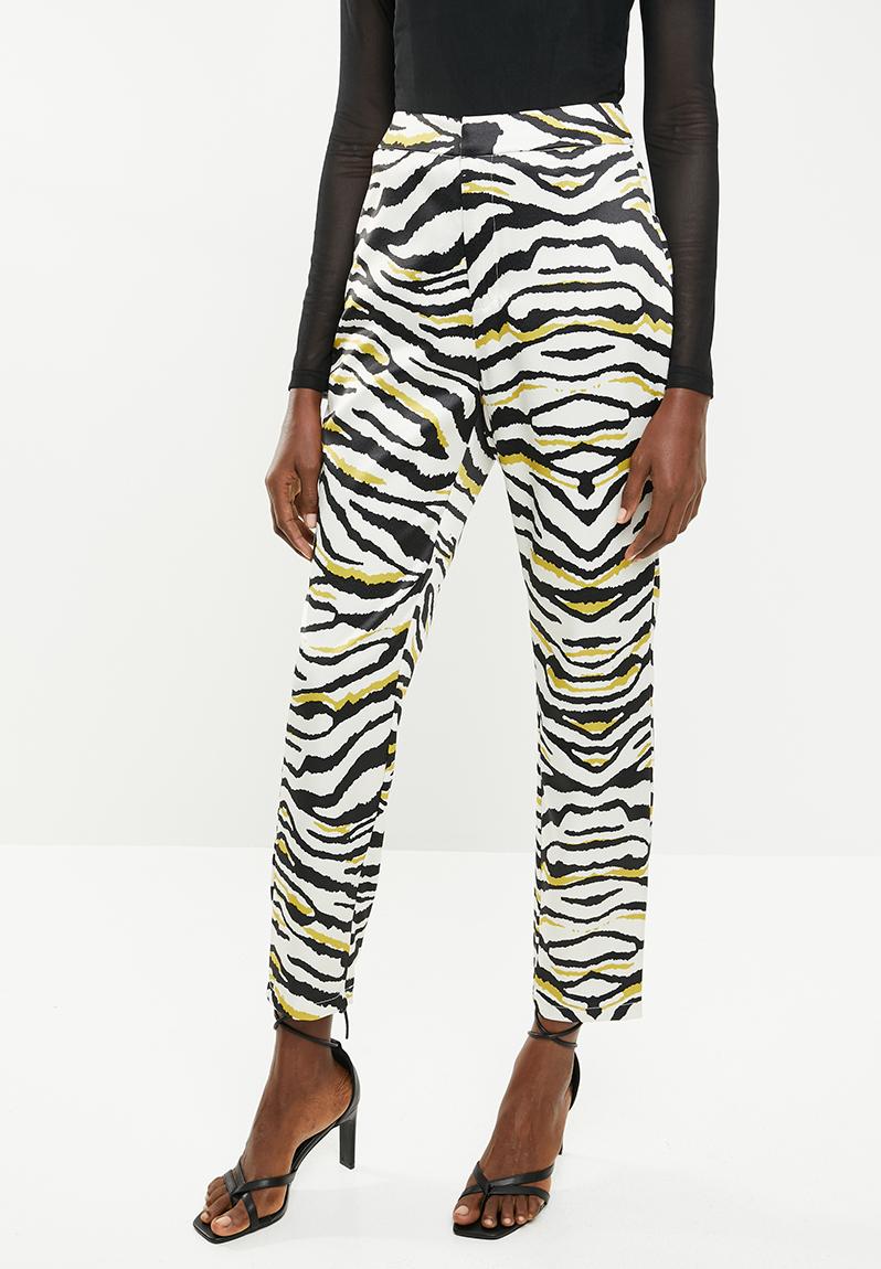 zebra trousers