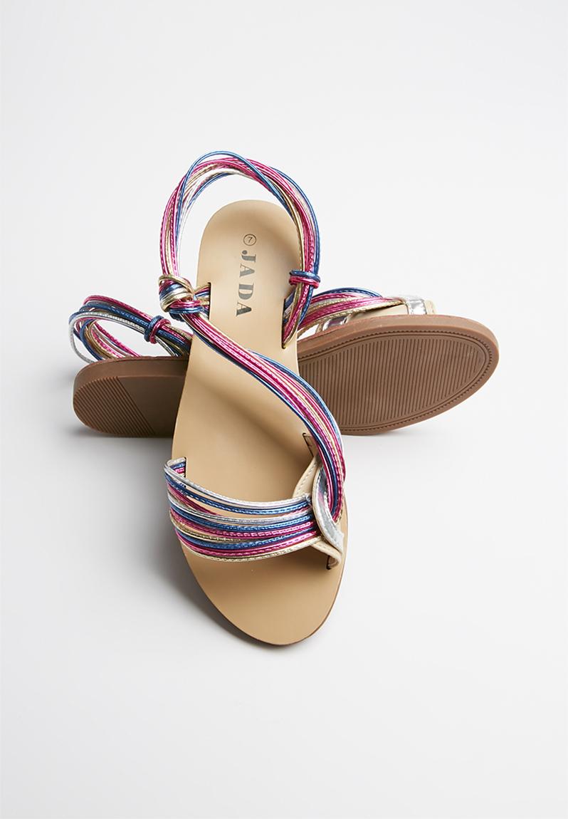 Metallic sandal - multi colour Jada Sandals & Flip Flops | Superbalist.com