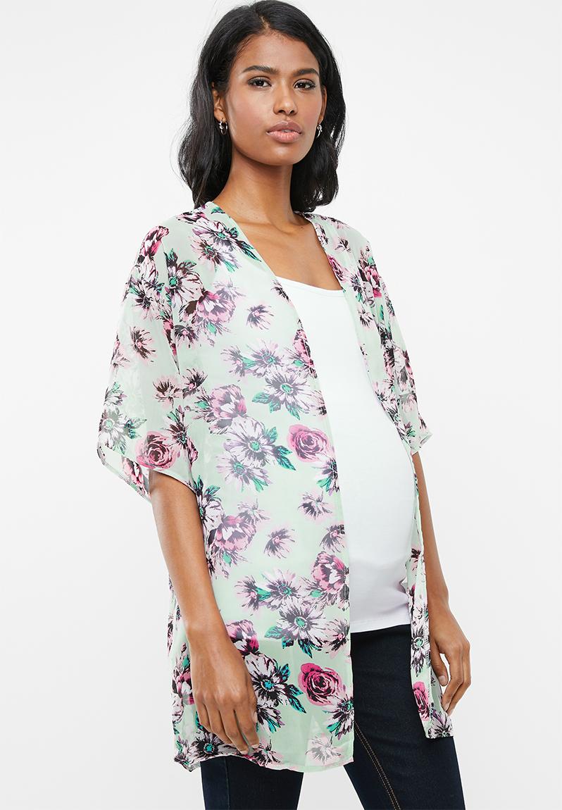 lace maternity kimono