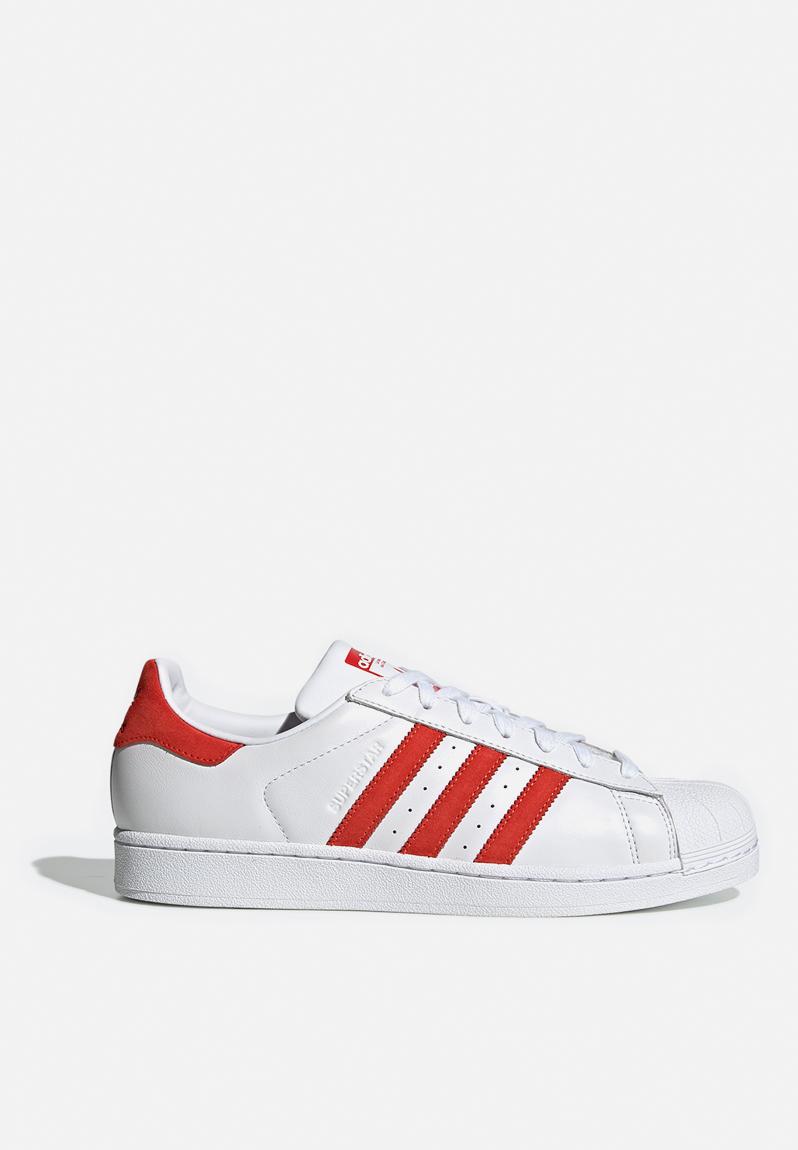 Superstar - EF9237 - ftwr white/active red/ftwr white adidas Originals  Sneakers | Superbalist.com