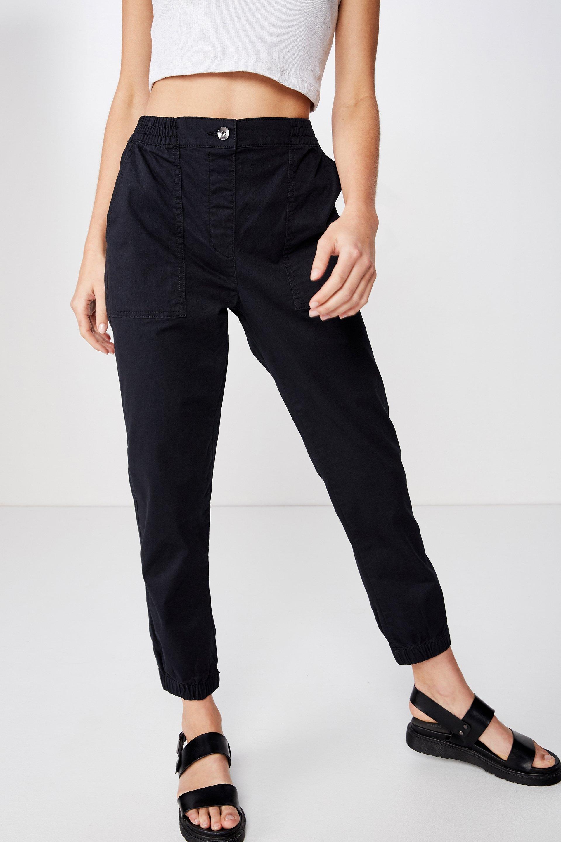 black chino trousers