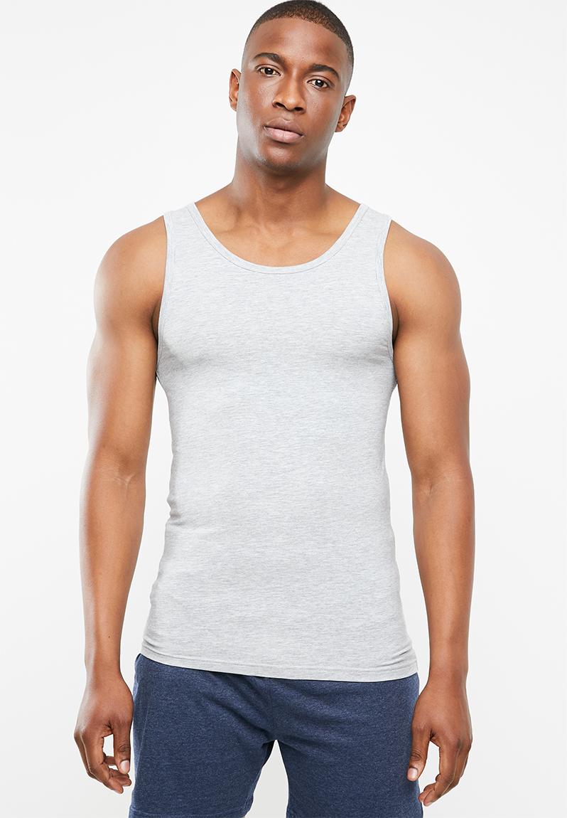 Plain vest 1 - grey STYLE REPUBLIC T-Shirts & Vests | Superbalist.com