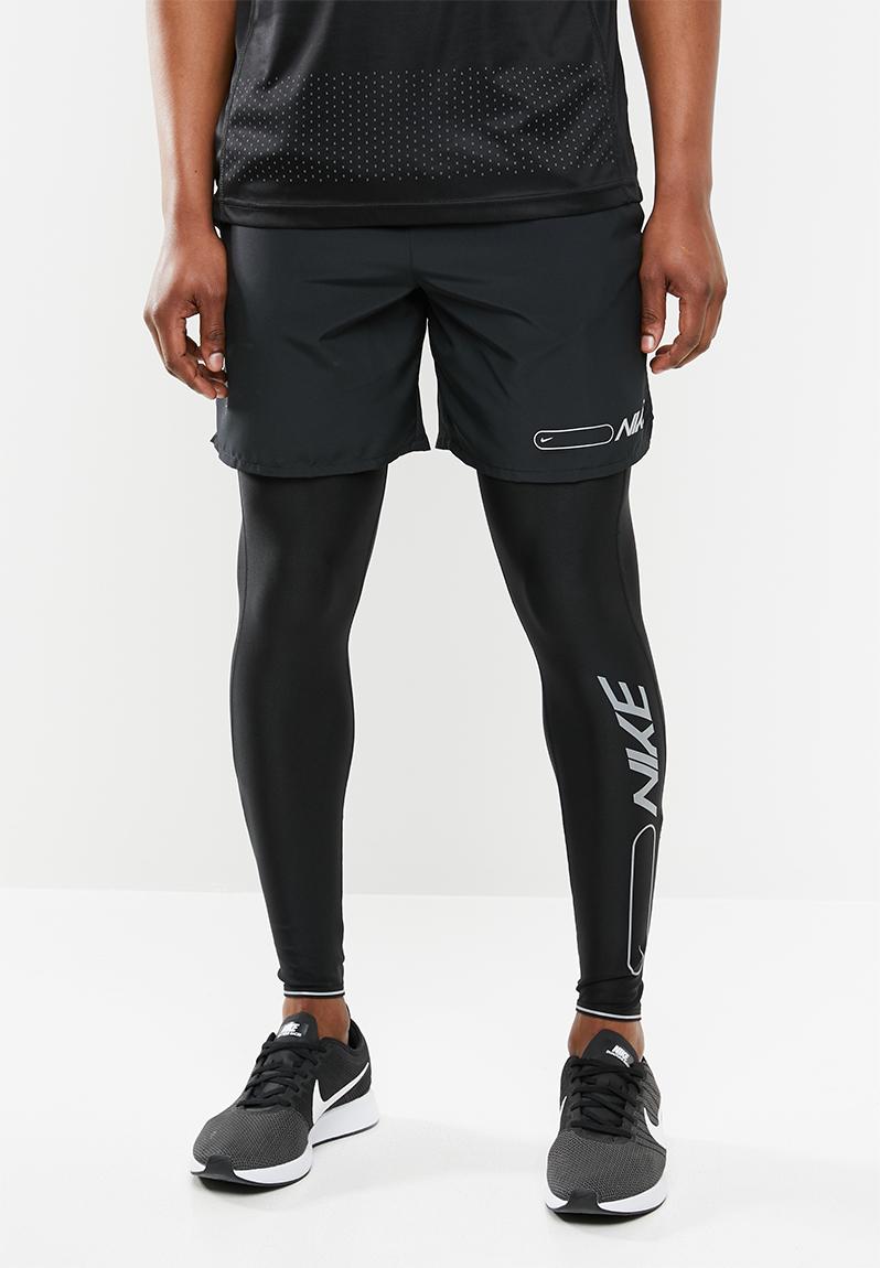 nike flash track pants black