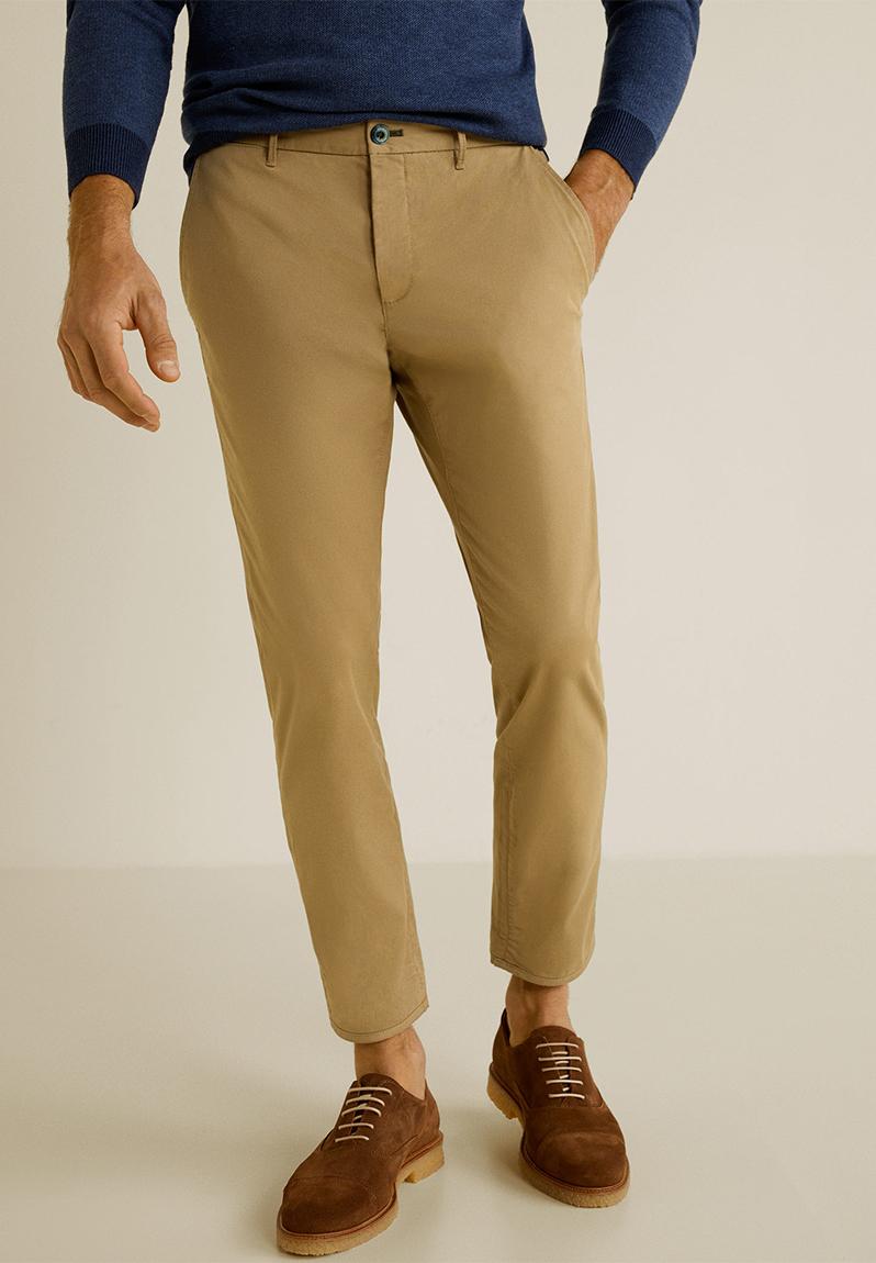 mango beige pants