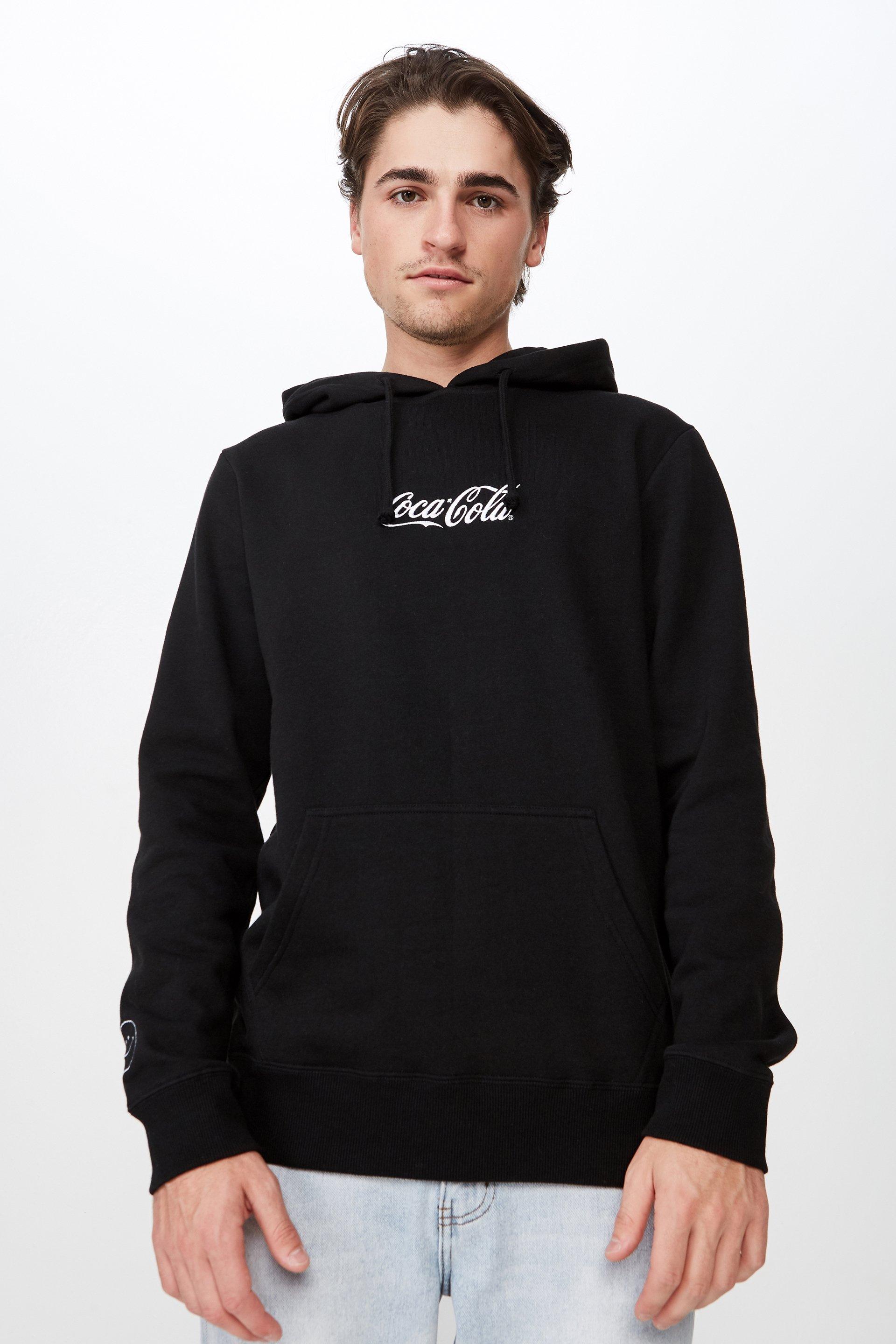 Collab pullover - lcn cc black/coke it’s the real thing Cotton On ...