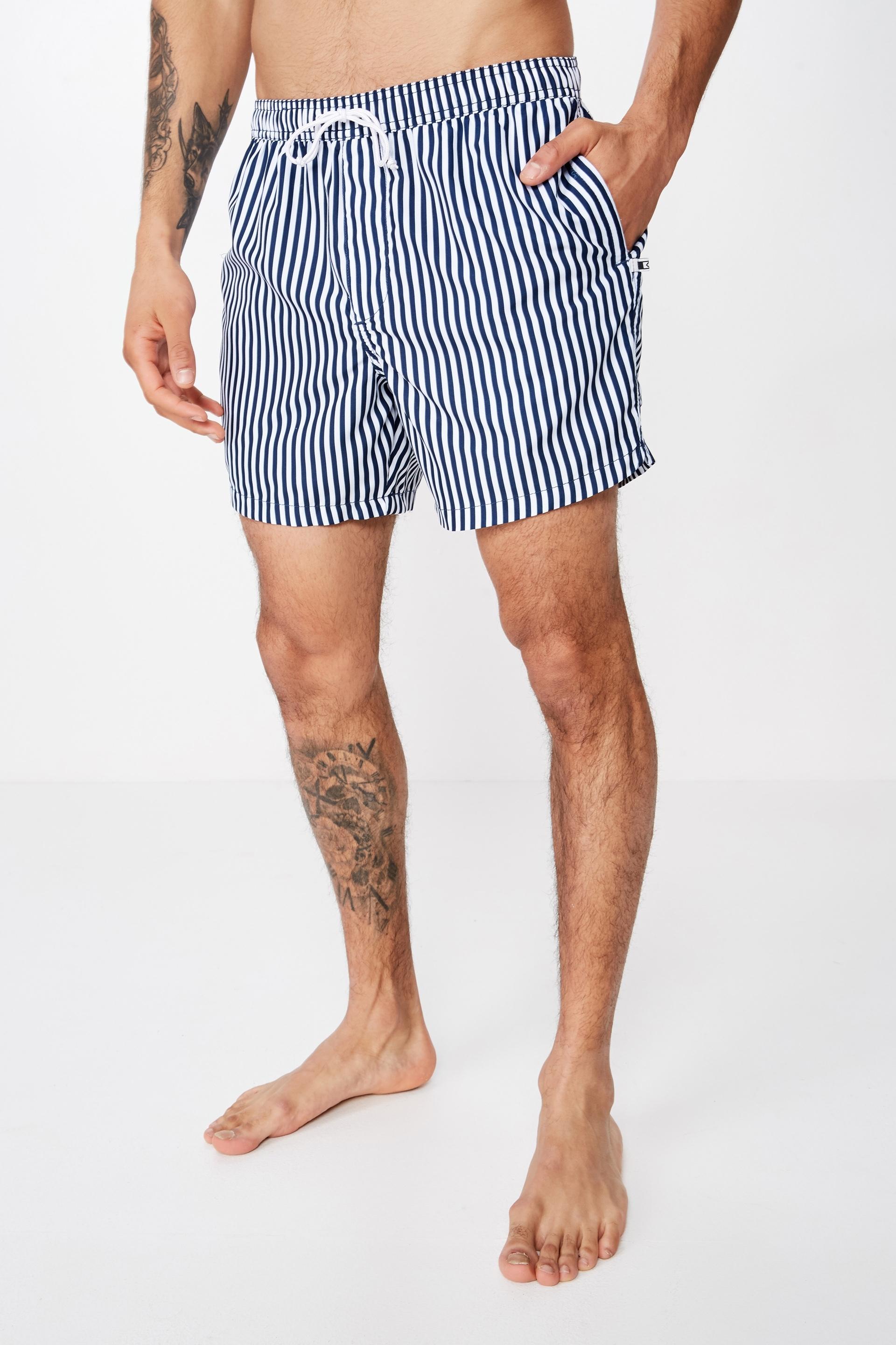 Basic swimshorts - navy/white stripe Cotton On Swimwear | Superbalist.com